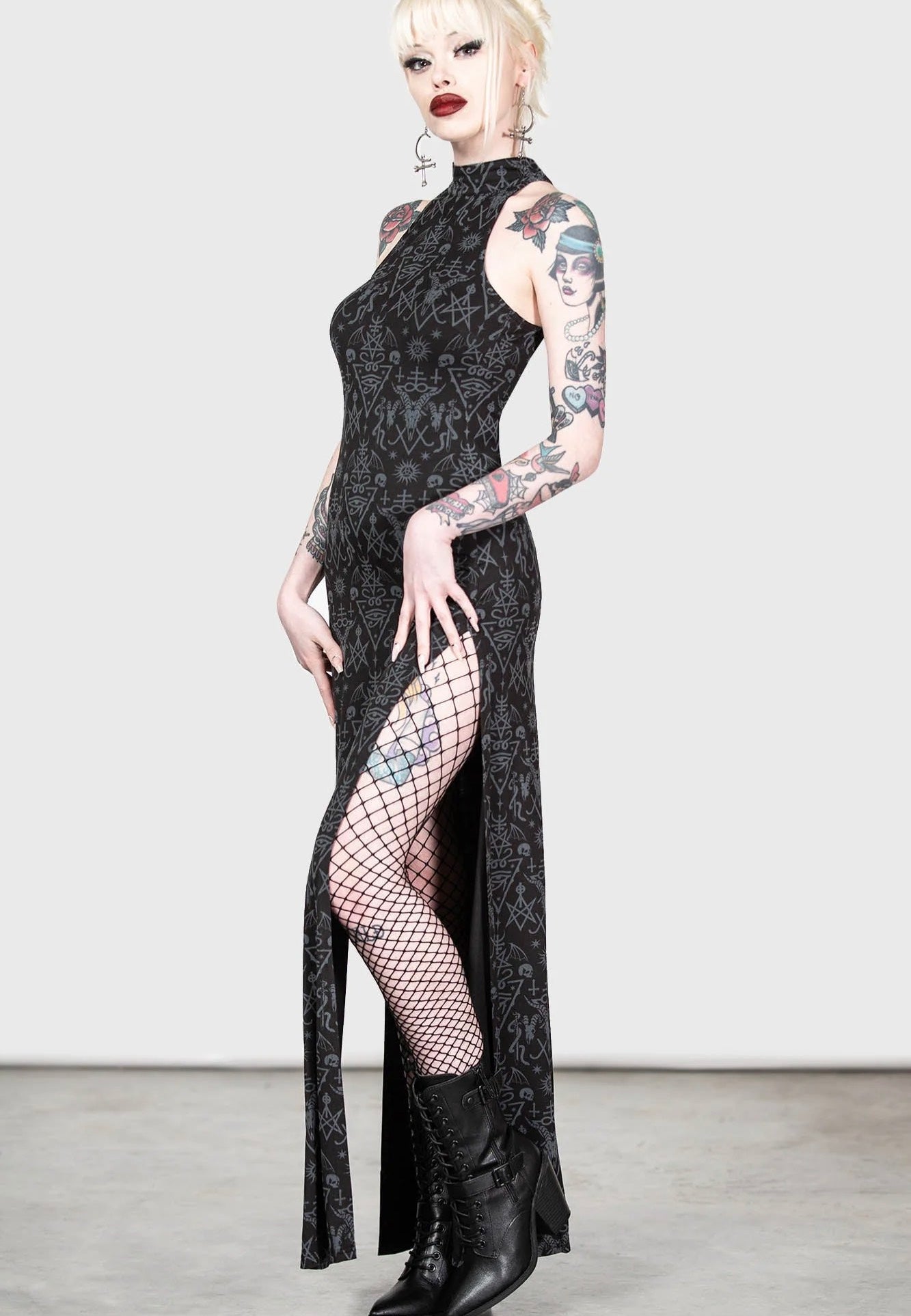 Killstar - Over Queen Maxi Black - Dress | Women-Image