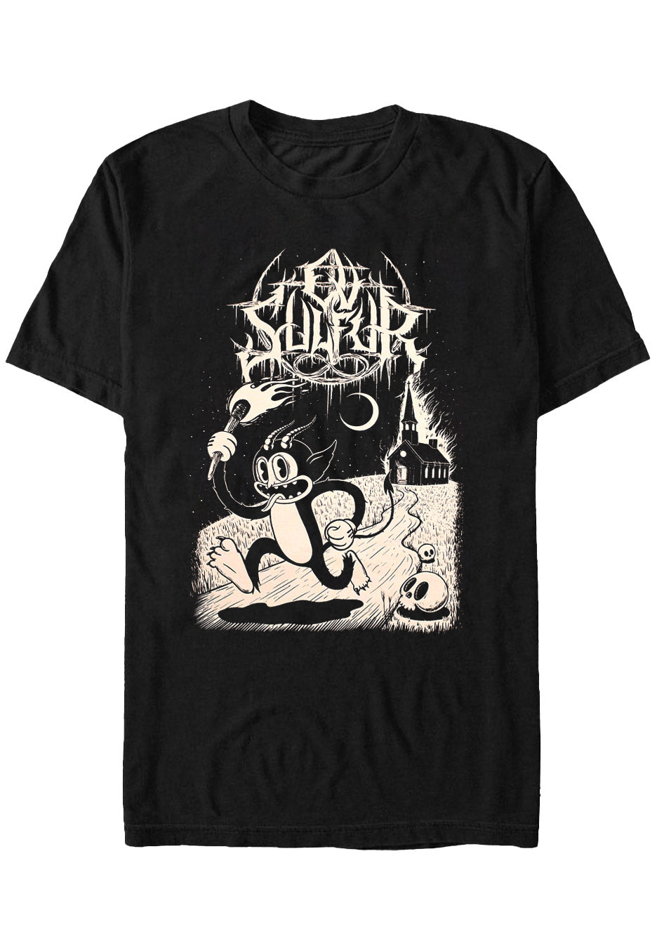 Ov Sulfur - Burning Church - T-Shirt | Neutral-Image