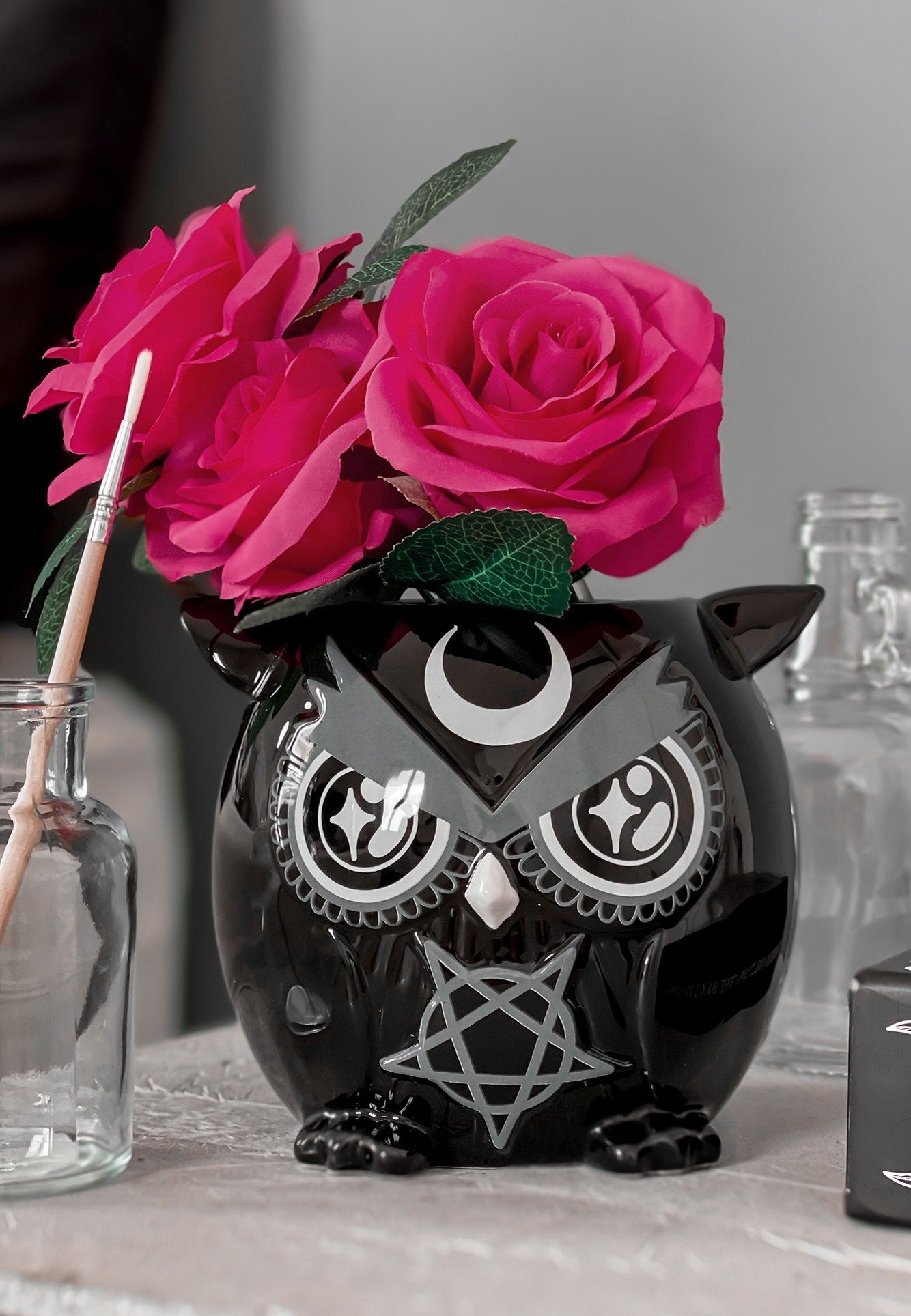 Killstar - Owl Black - Vase | Neutral-Image