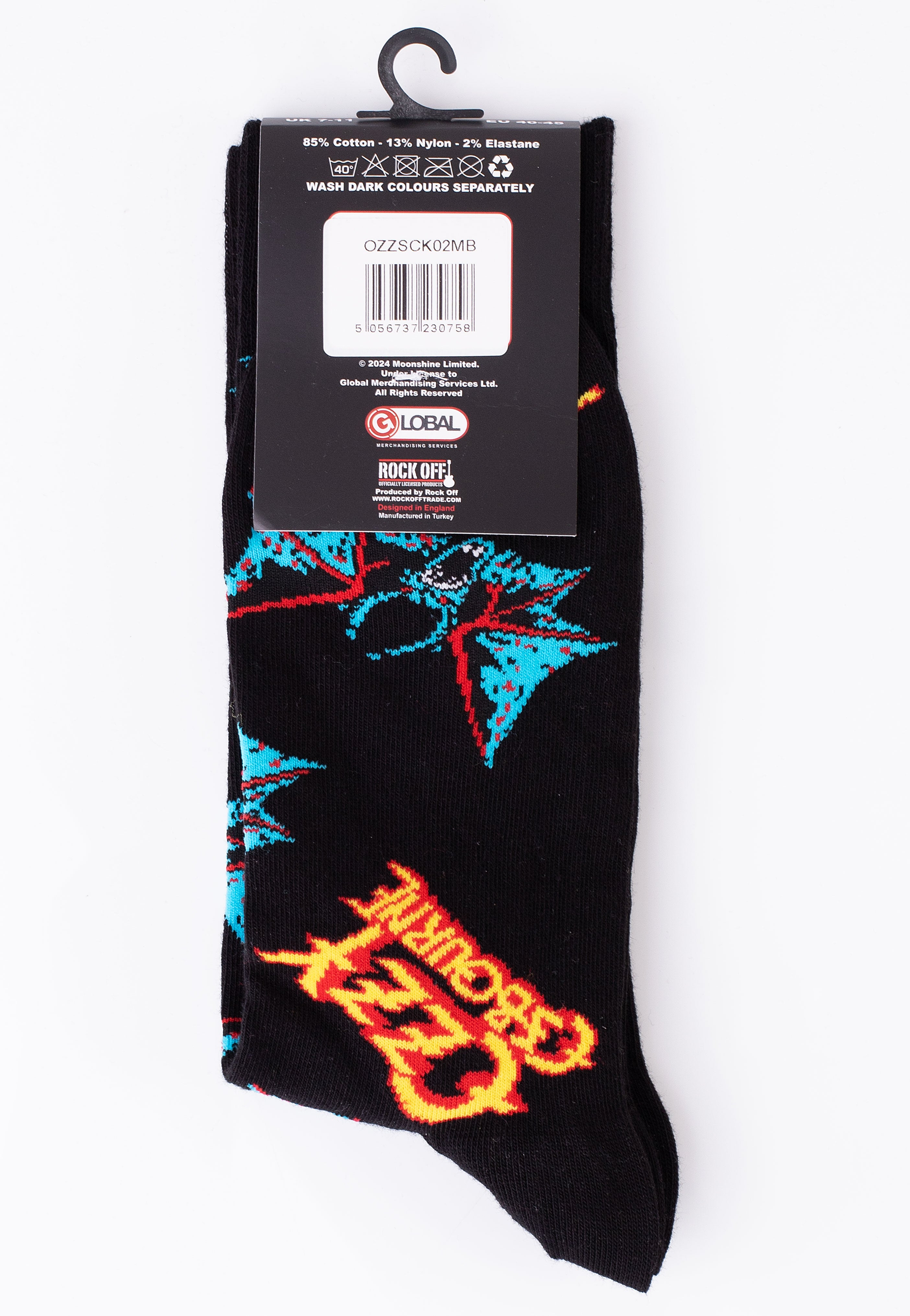 Ozzy Osbourne - Logo & Bats - Socks | Neutral-Image