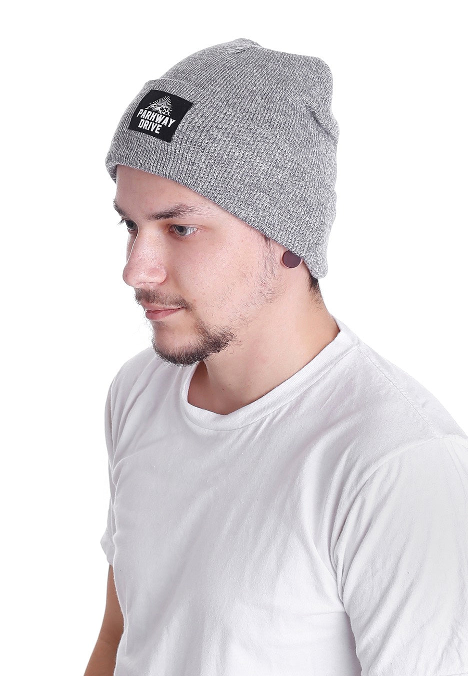 Parkway Drive - Badge Logo Sportgrey - Long Beanie | Neutral-Image