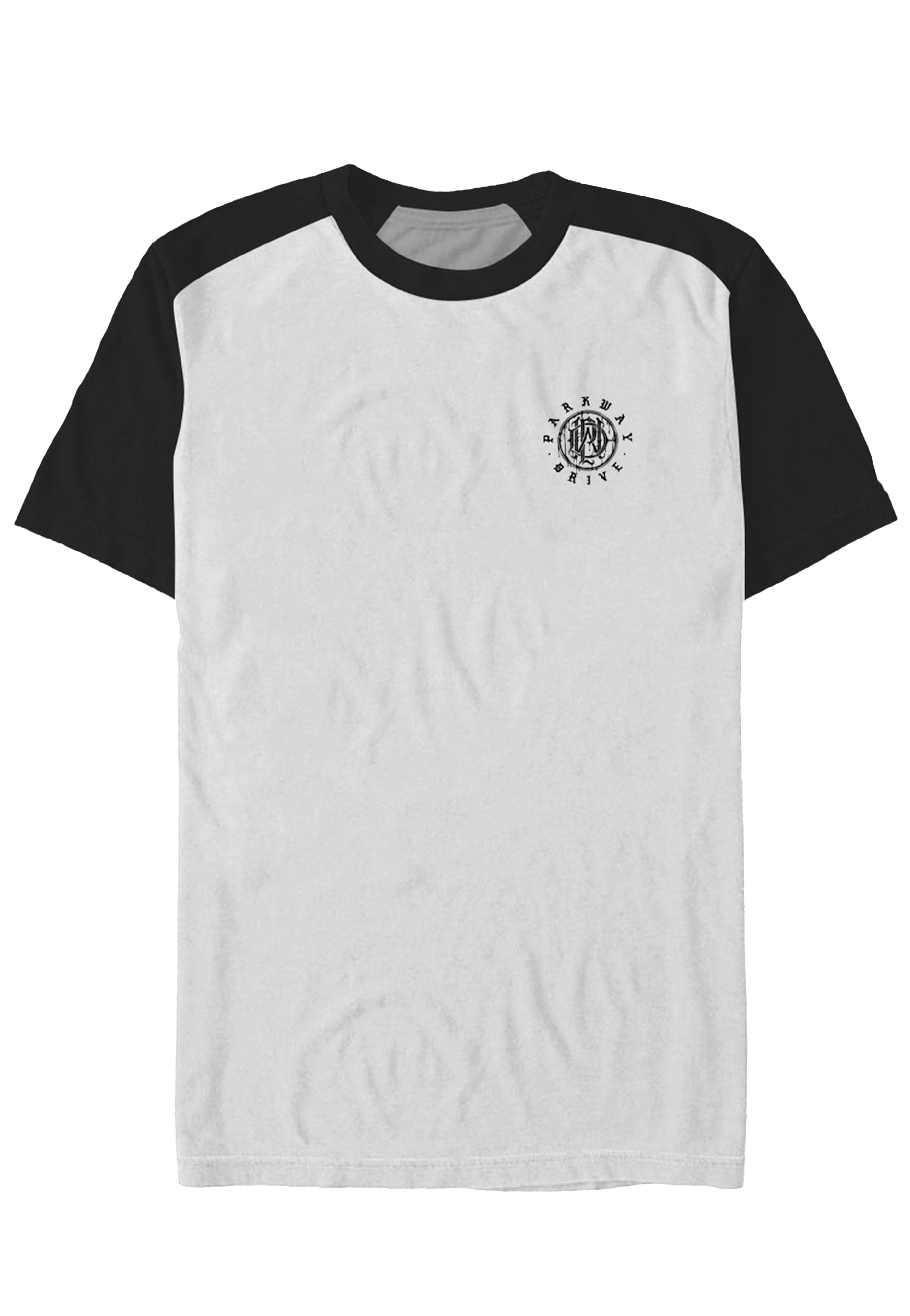 Parkway Drive - Glitch Logo White/Black Raglan - T-Shirt | Neutral-Image