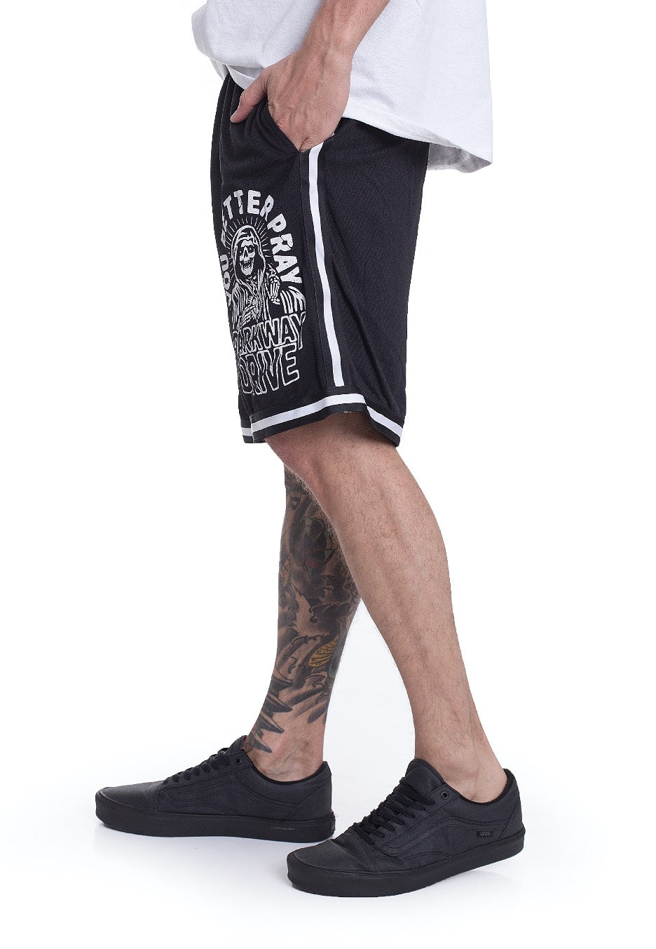 Parkway Drive - You Better Pray Striped - Shorts | Men-Image