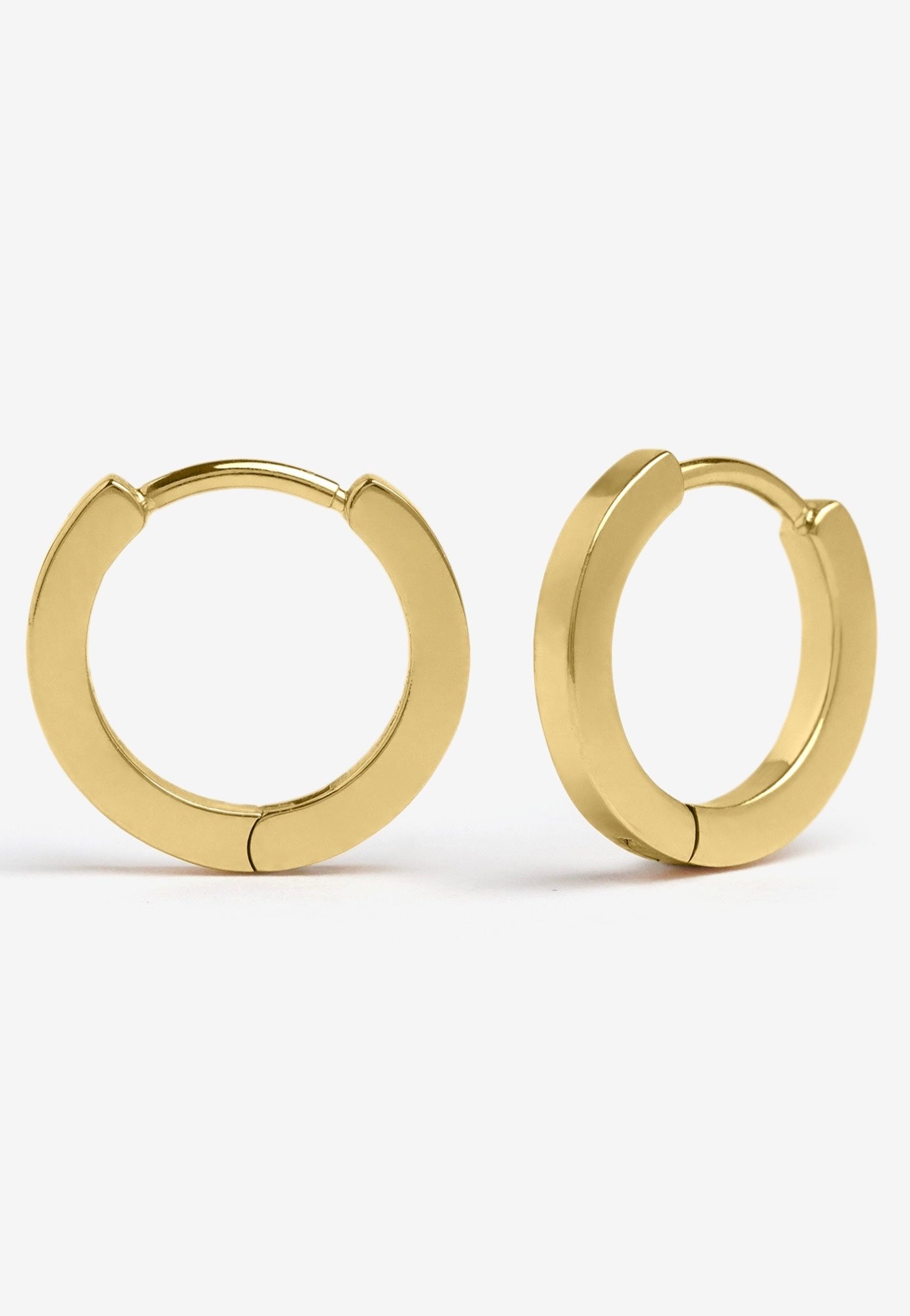 Ask & Embla - Classic Court Huggie Gold - Earrings | Neutral-Image