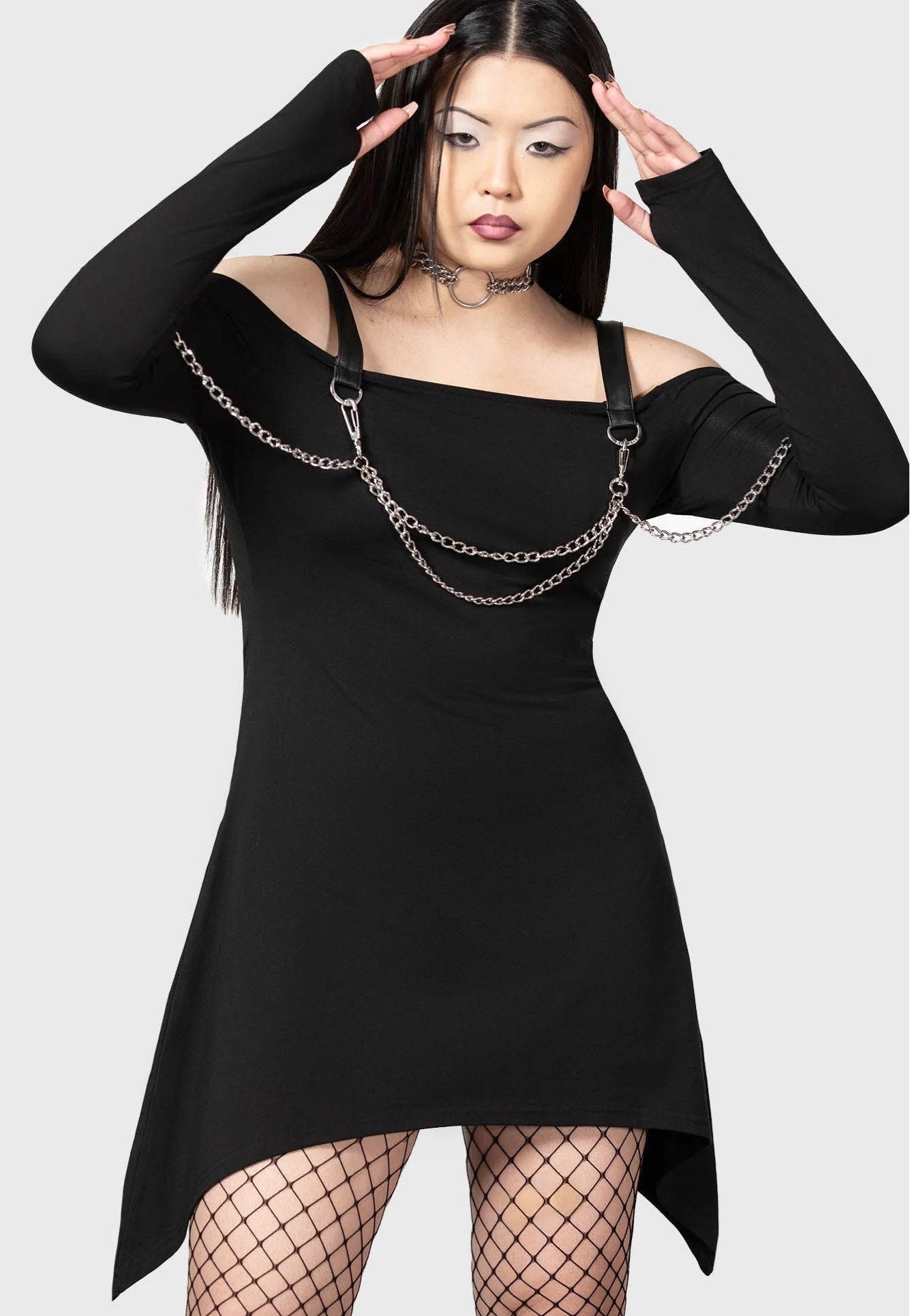 Killstar - Pleasure & Chain Black - Dress | Women-Image