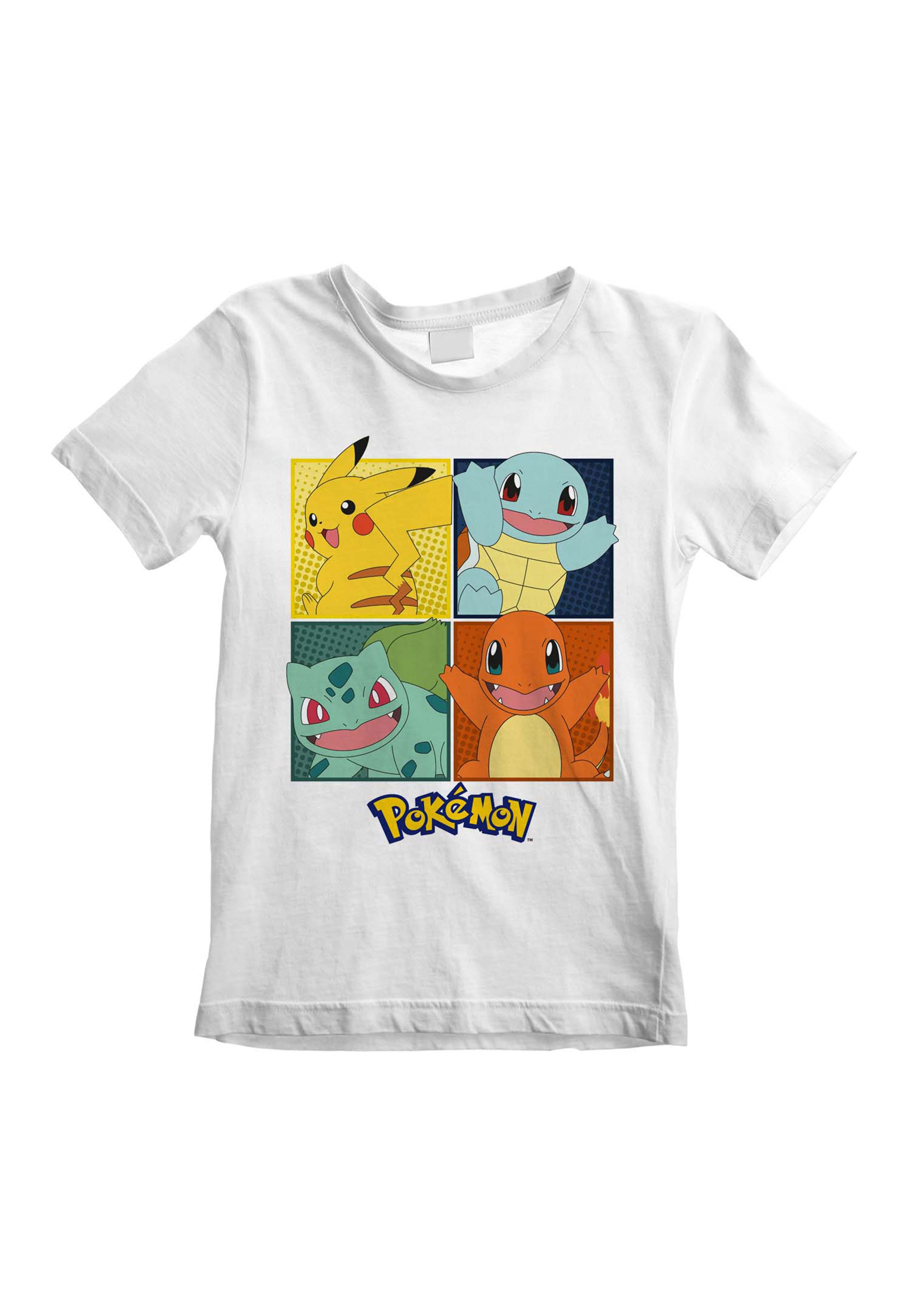 Pokémon - Squares Kids White - T-Shirt | Neutral-Image