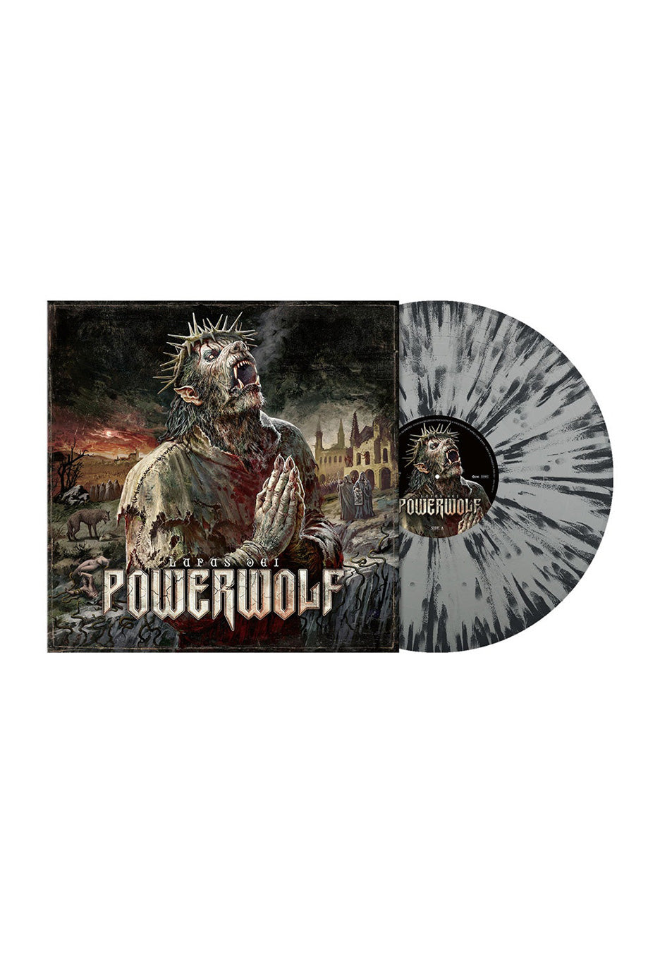 Powerwolf - Lupus Dei - (15Th Anniversary Ri) Silver/Black - Splattered Vinyl | Neutral-Image