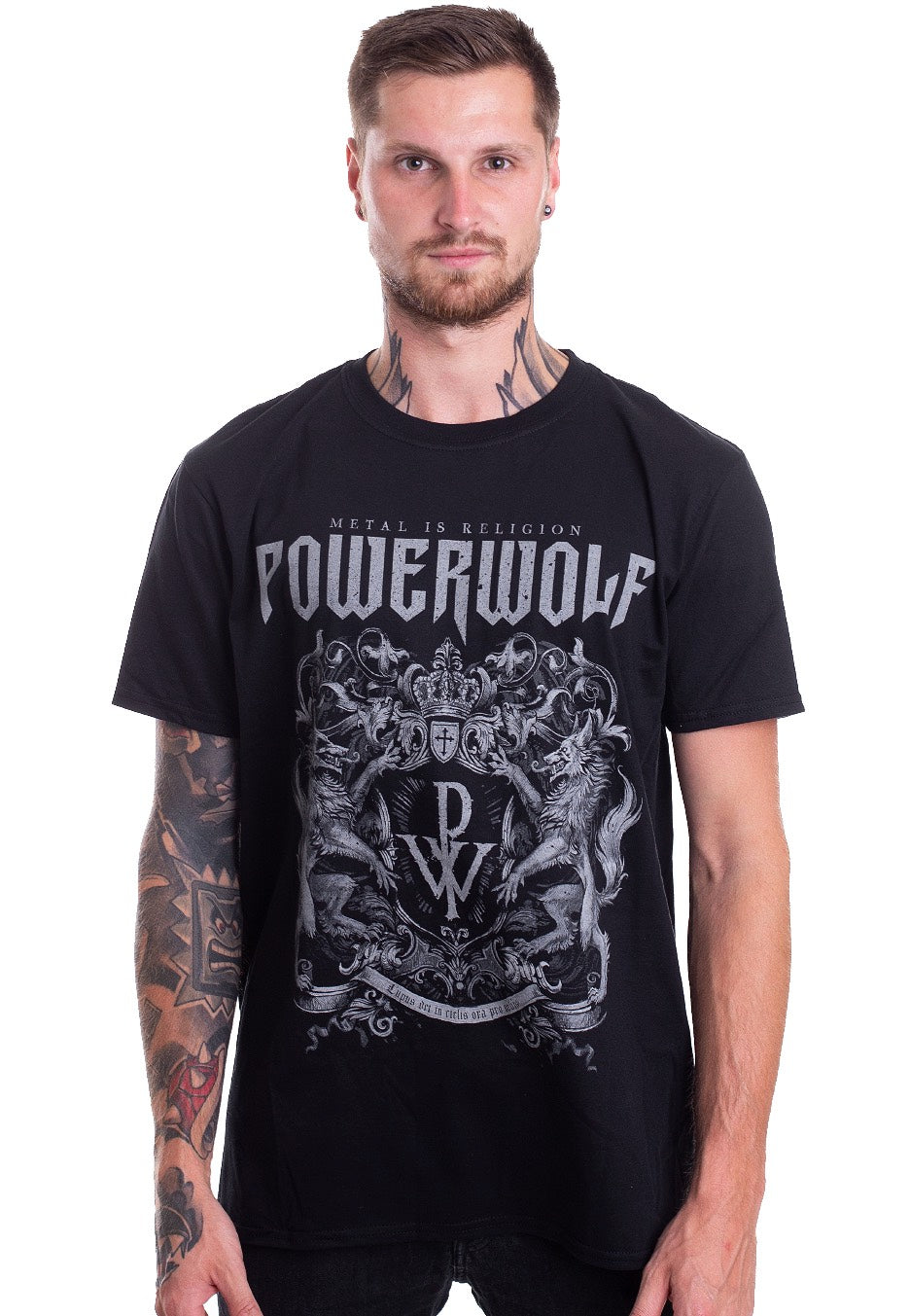 Powerwolf - Crest Metal Is Religion - T-Shirt | Men-Image