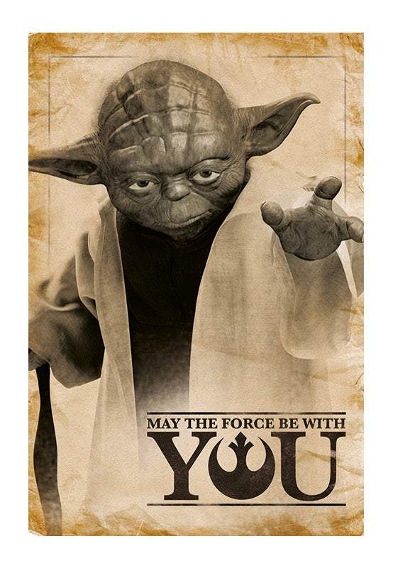 Star Wars - Yoda, May The Force Be With You Maxi - Poster | Neutral-Image