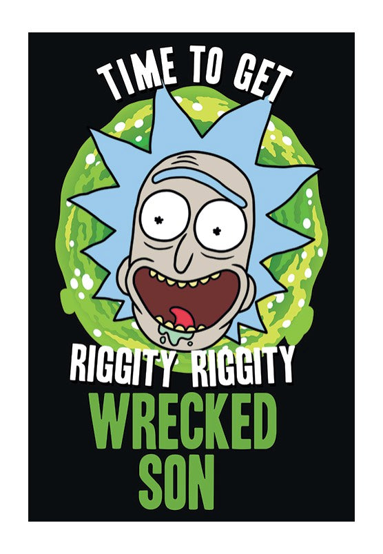 Rick And Morty - Wrecked Son - Poster | Neutral-Image