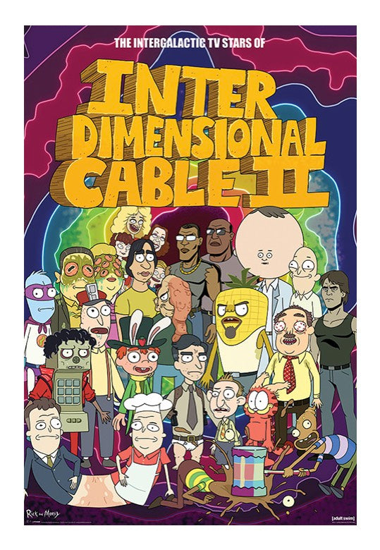 Rick And Morty - Stars of Interdimensional Cable Maxi - Poster