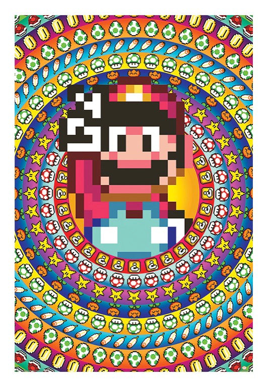 Super Mario - Power Ups - Poster