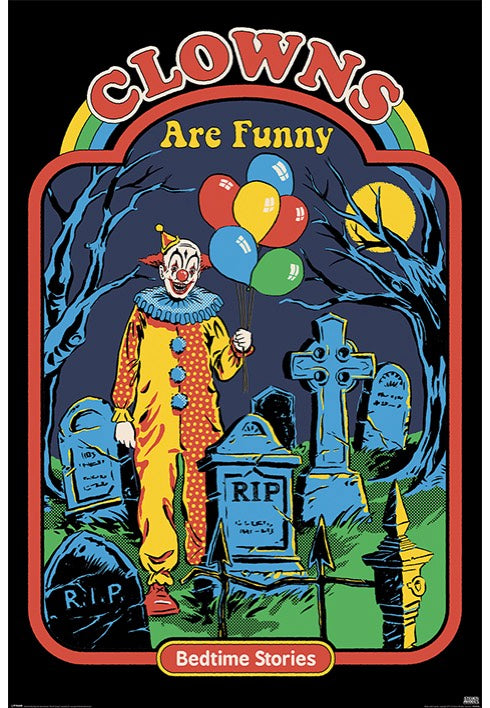 Steven Rhodes - Clowns Are Funny Maxi - Poster | Neutral-Image