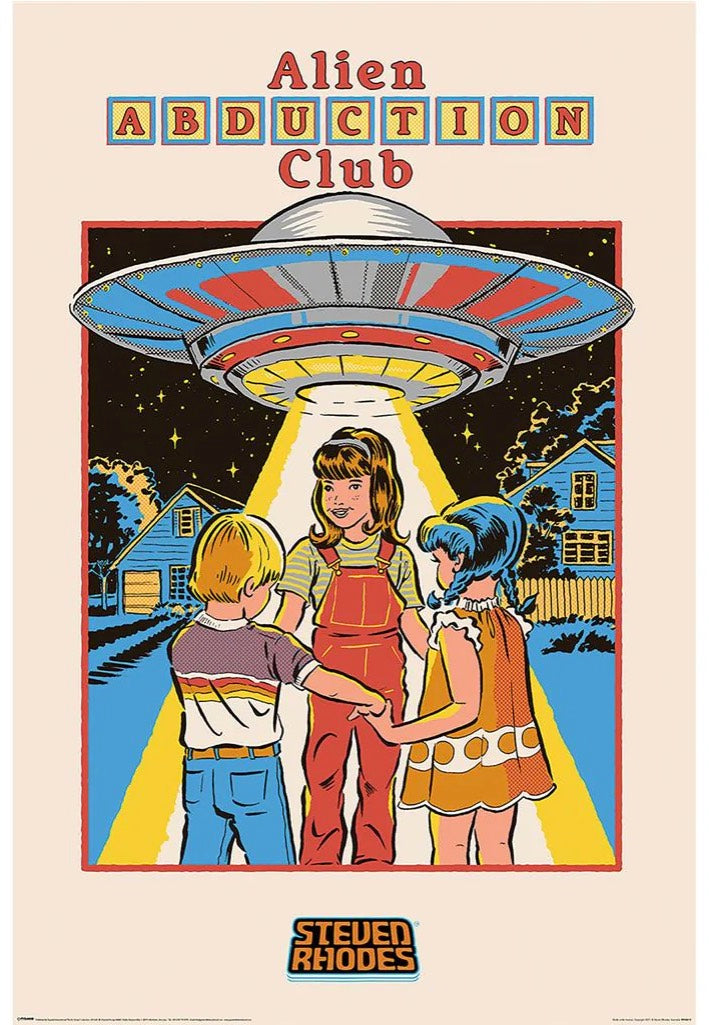 Steven Rhodes - Alien Abduction Club Maxi - Poster | Neutral-Image