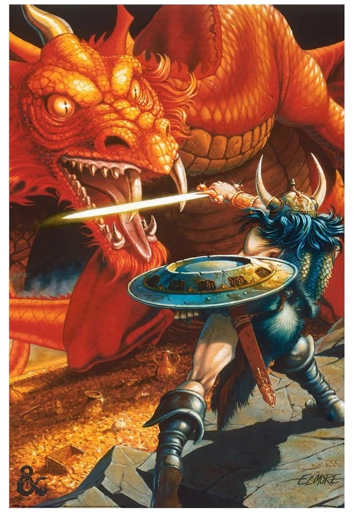 Dungeons & Dragons - Classic Red Dragon Battle Maxi - Poster | Neutral-Image