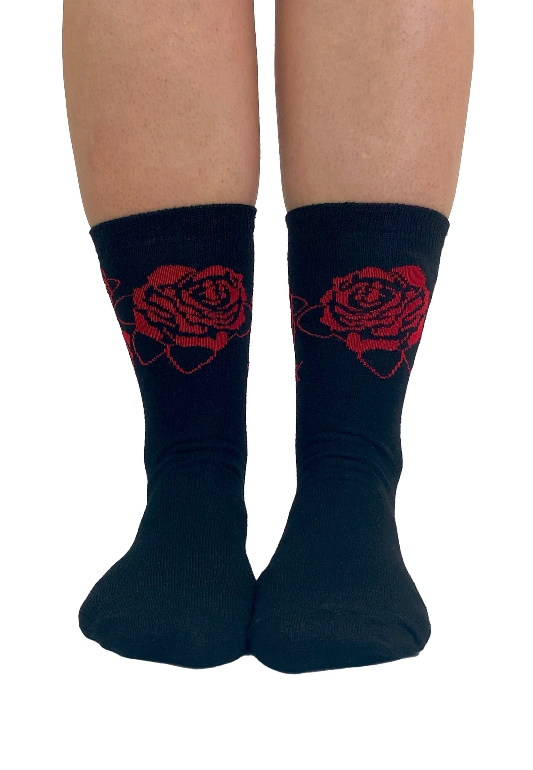 Pamela Mann - Prick Of The Rose Ankle Black - Socks | Women-Image