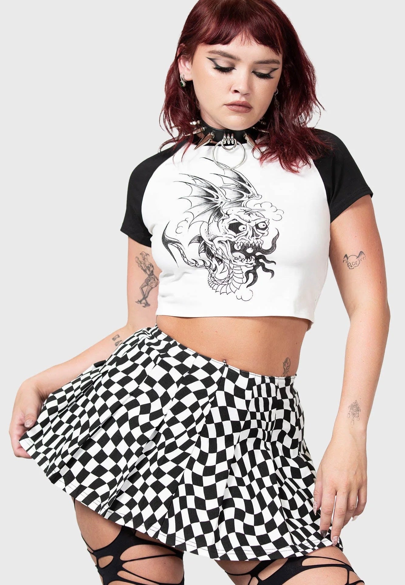 Killstar - Punk/Wave Shrunken Black - Top | Women-Image