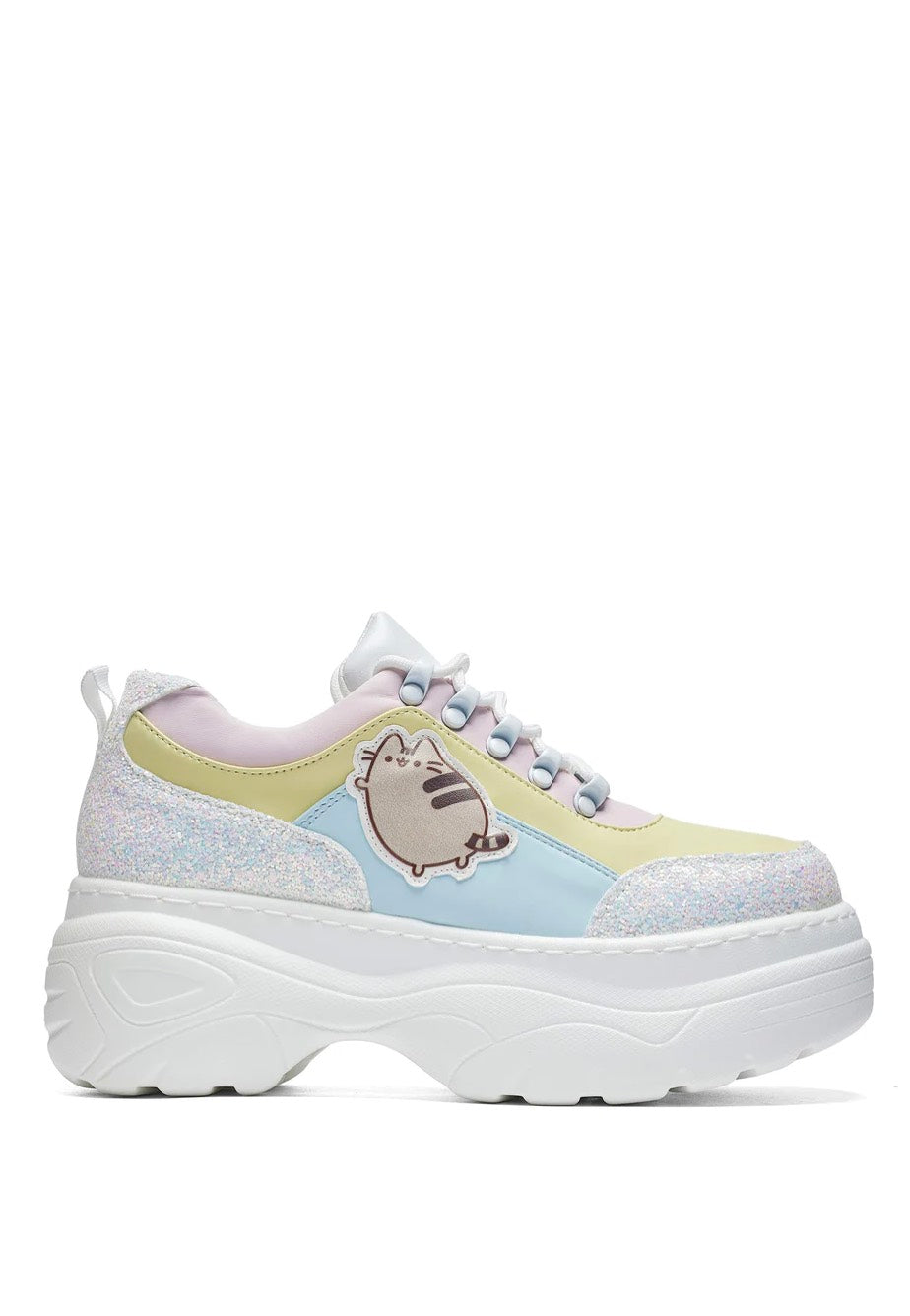 Koi Footwear x Pusheen - Unicorn Glitter Chunky White - Girl Shoes | Women-Image