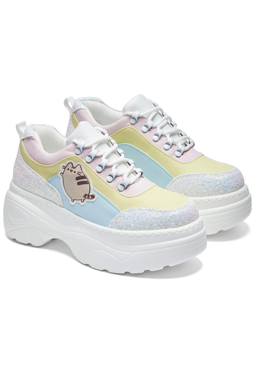 Koi Footwear x Pusheen - Unicorn Glitter Chunky White - Girl Shoes | Women-Image