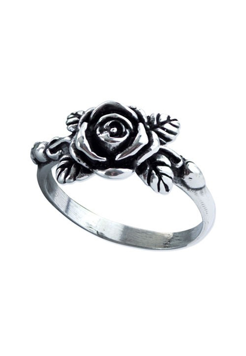 etNox - Small Rose II Silver - Ring | Neutral-Image