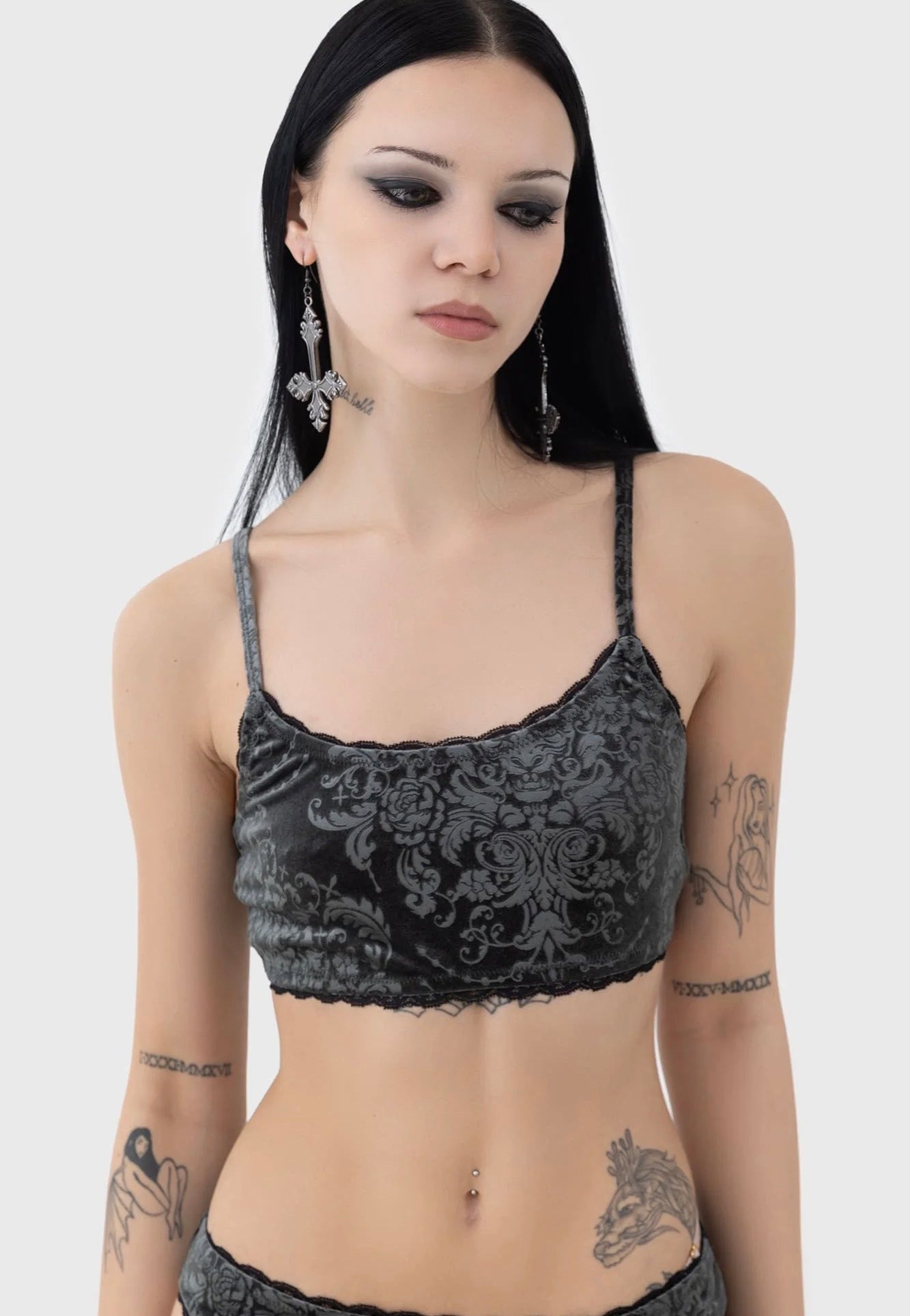 Killstar - Raveena Grey - Bra | Women-Image