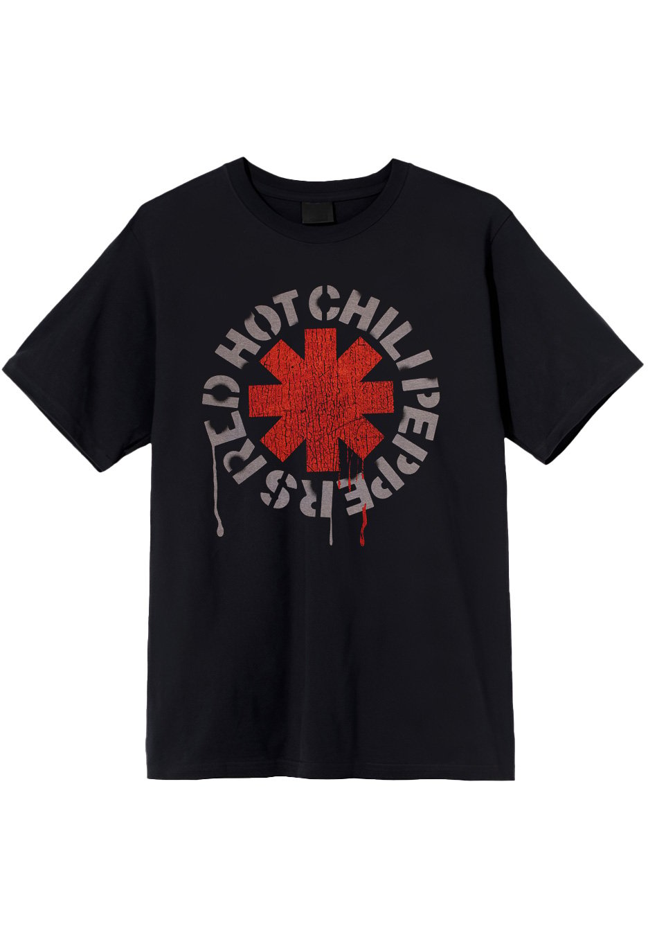 Red Hot Chili Peppers - Stencil - T-Shirt | Neutral-Image