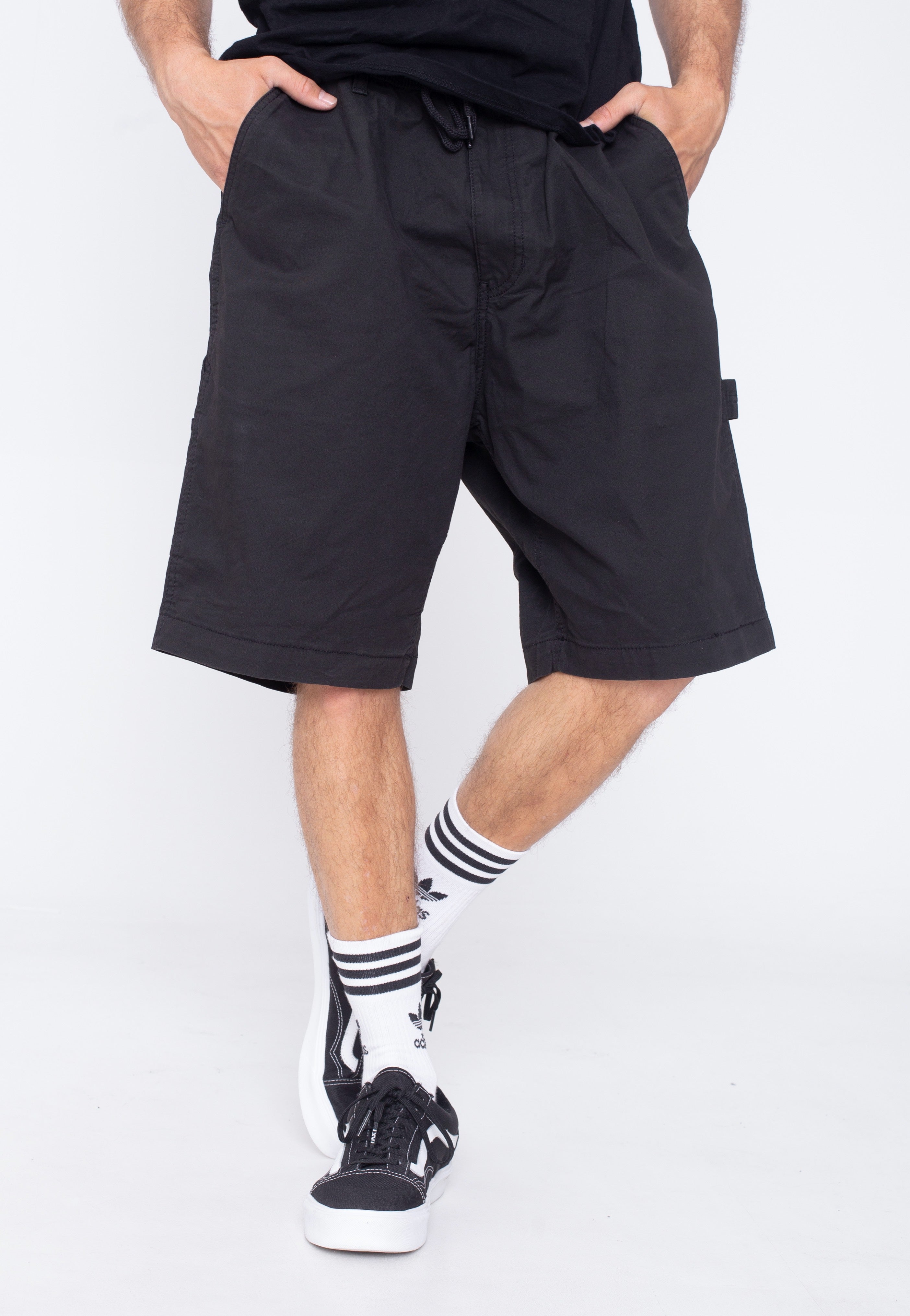 REELL - Reflex Hustler Black Canvas - Shorts | Men-Image