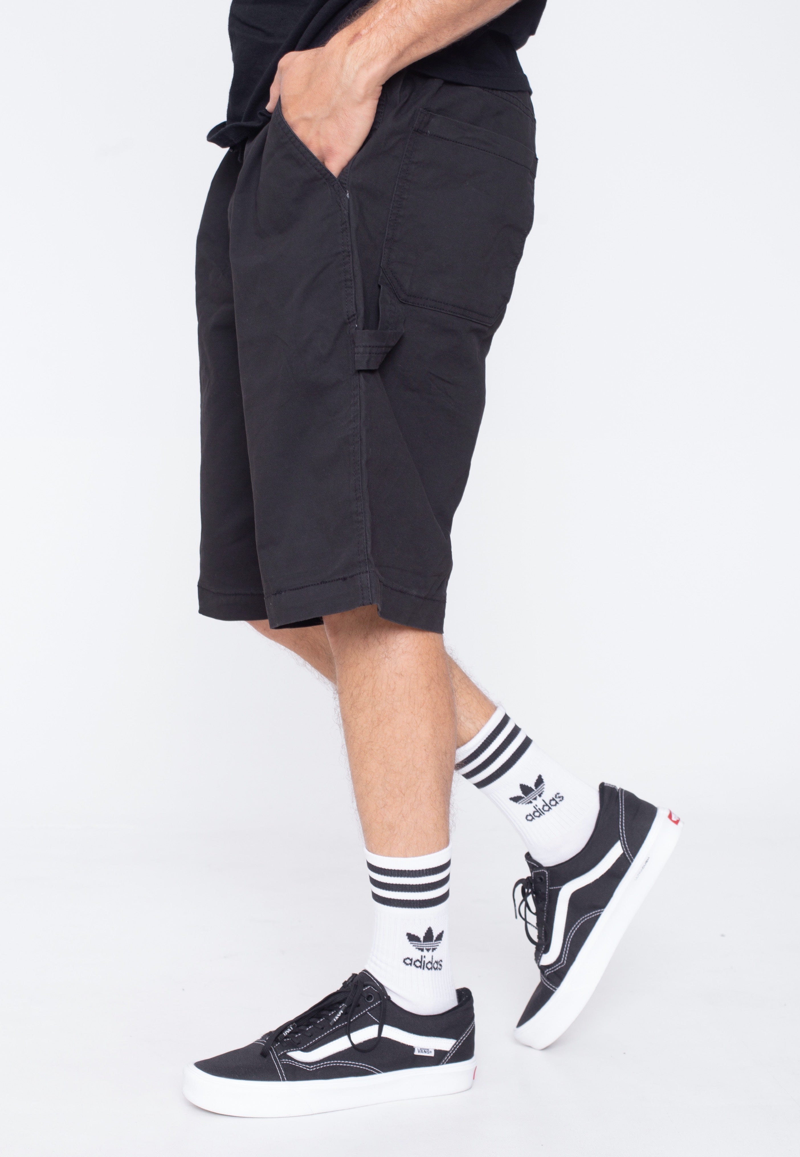 REELL - Reflex Hustler Black Canvas - Shorts | Men-Image