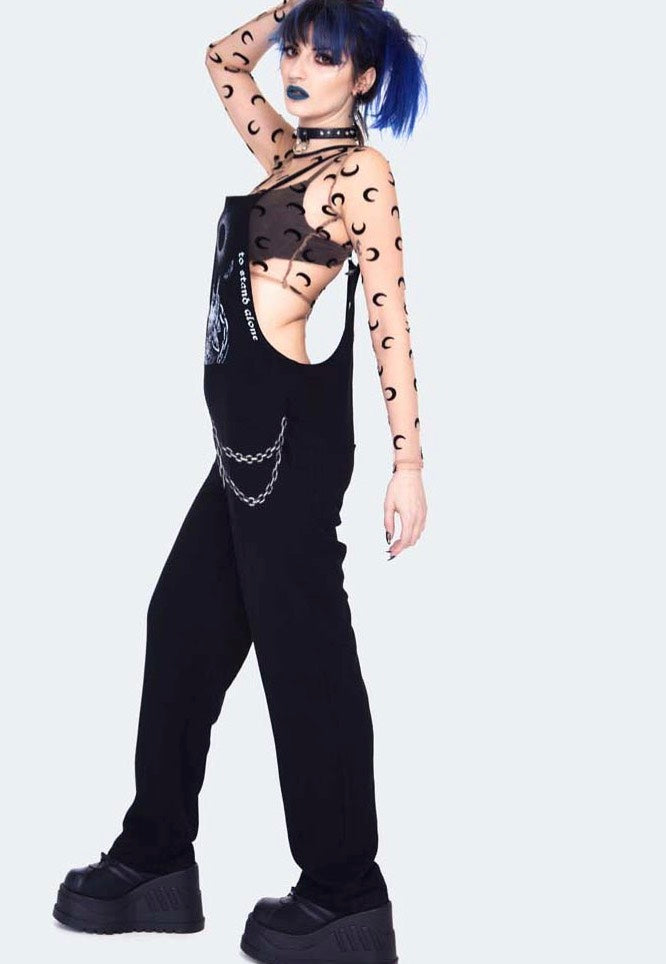 Jawbreaker - Relaxed With Placement Black - Pants | Women-Image