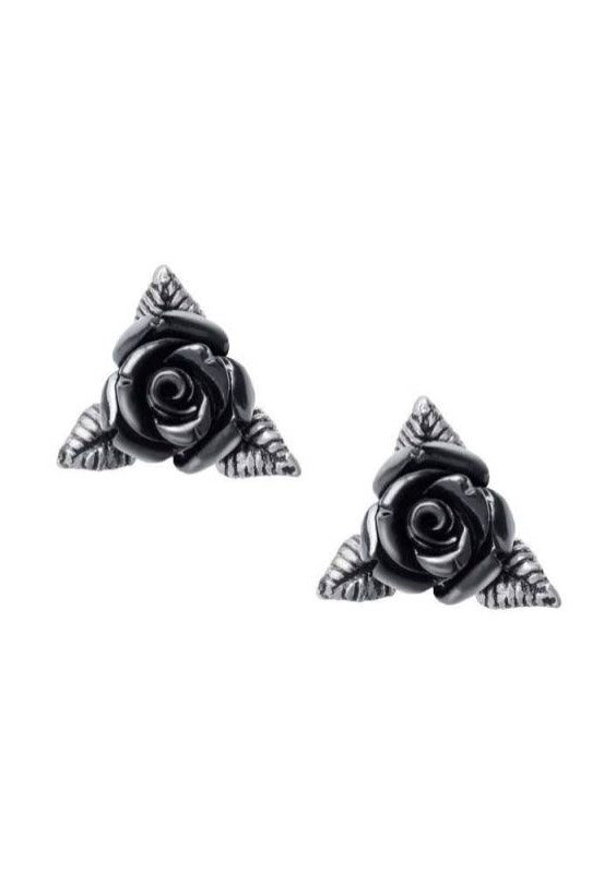 Alchemy England - Ring O' Roses Studs Silver - Earrings | Neutral-Image