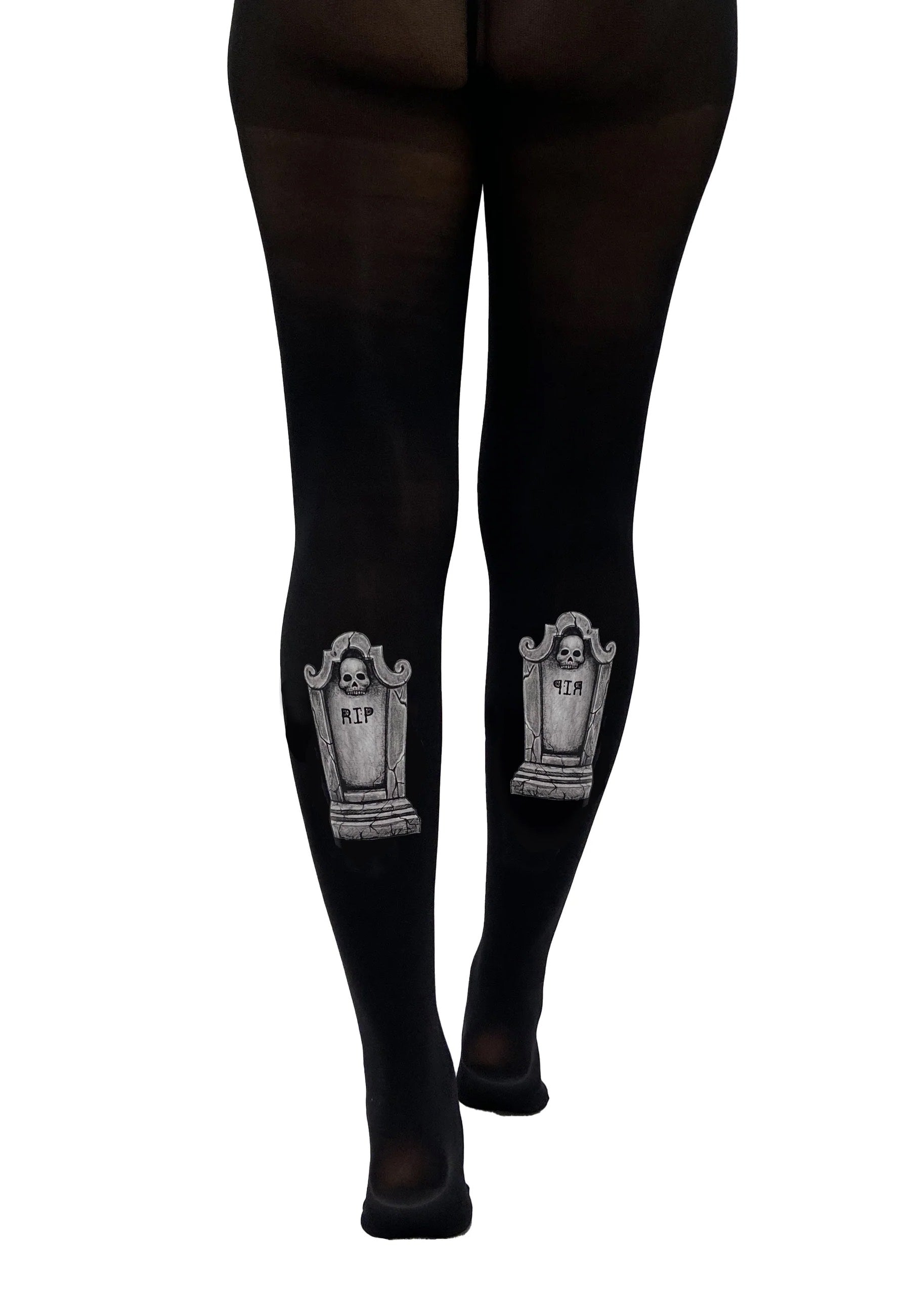 Pamela Mann - Rip Tombstone Transfer Black - Tights | Women-Image