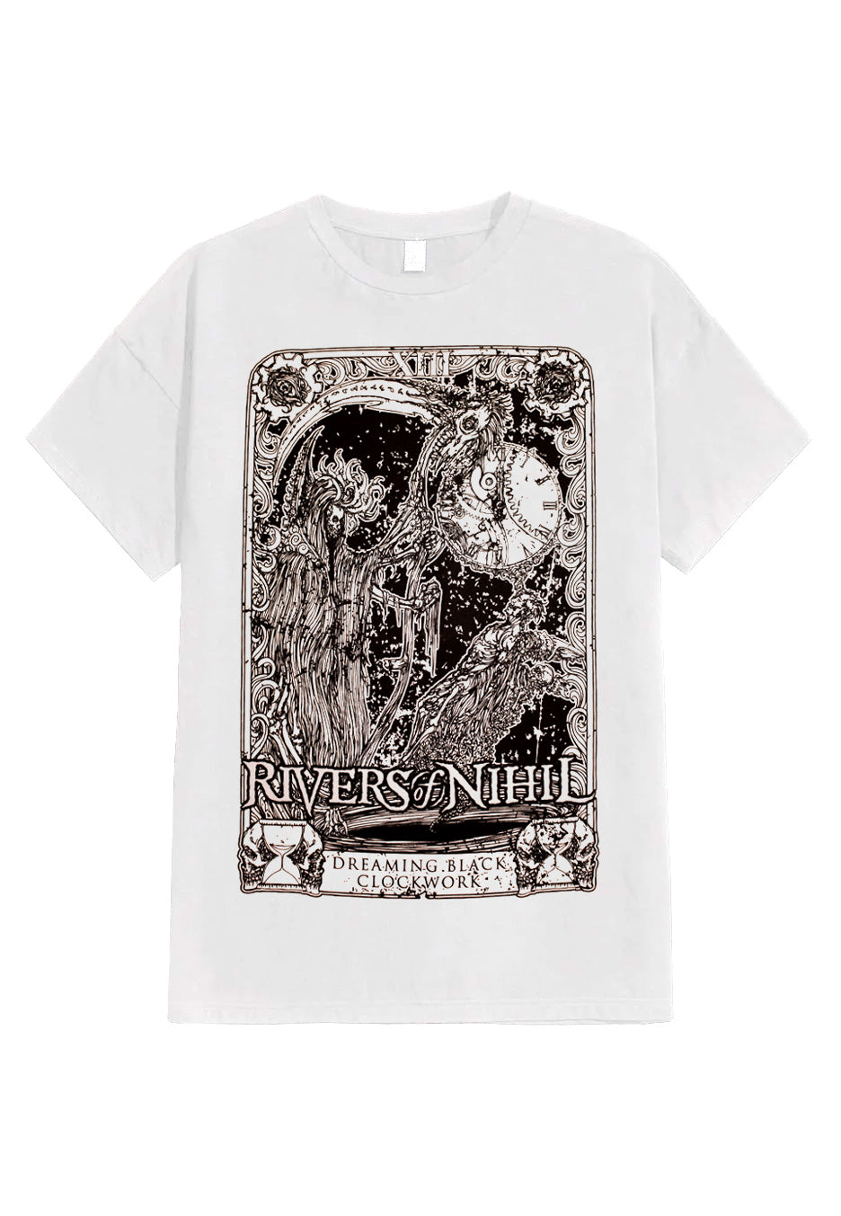 Rivers Of Nihil - Dreaming Black Clockwork White - T-Shirt | Neutral-Image