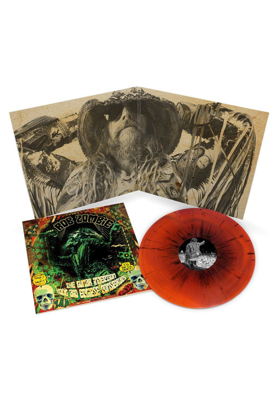 Rob Zombie - The Lunar Injection...Oxblood/Orange Swirl w/ Black - Colored Vinyl | Neutral-Image