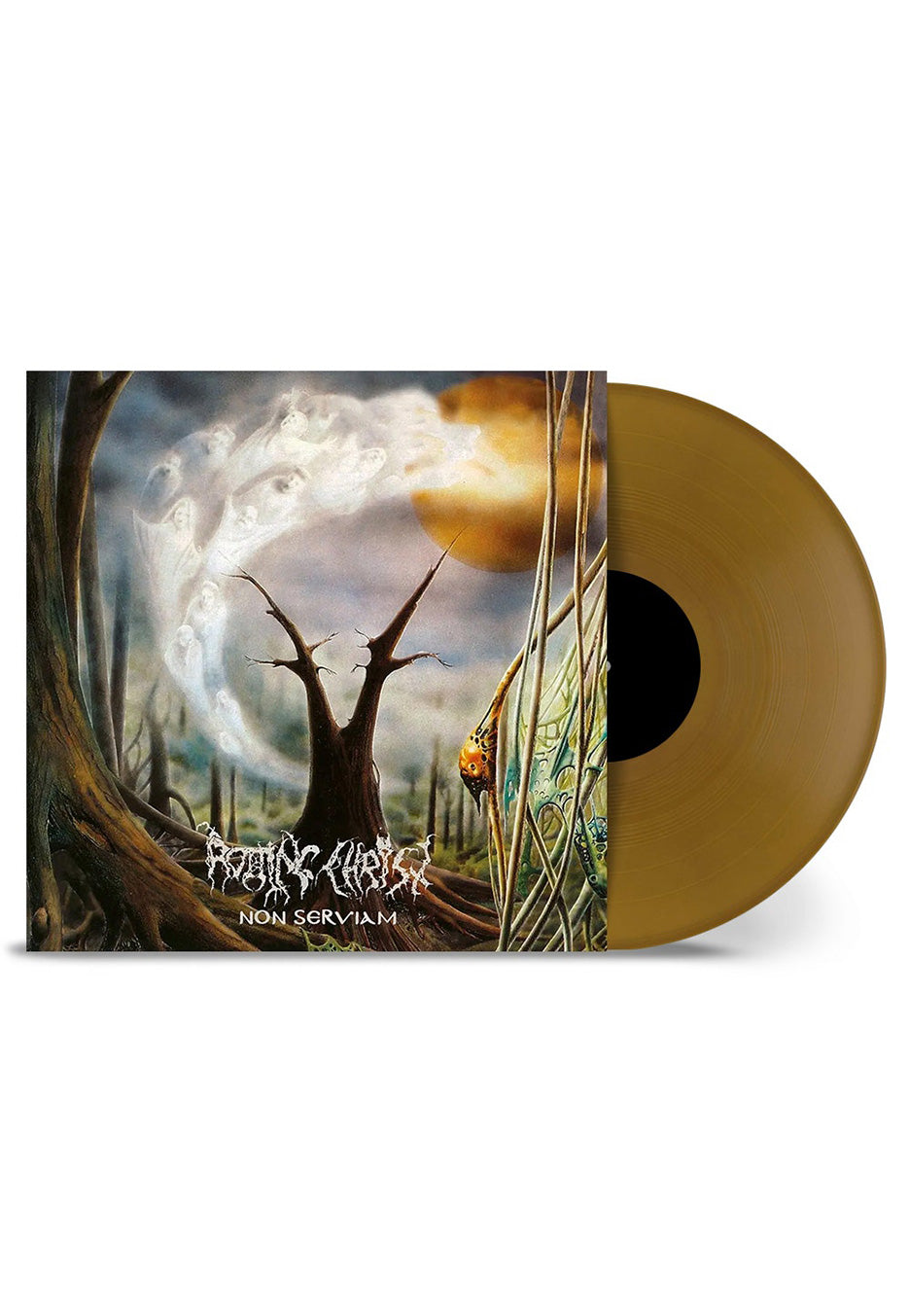 Rotting Christ - Non Serviam Gold/Black - Marbled Vinyl | Neutral-Image