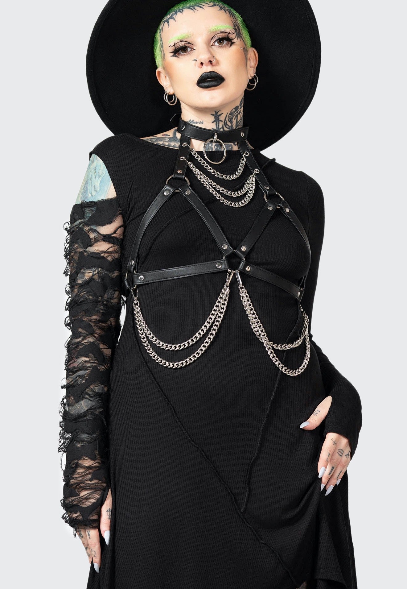 Killstar - Rowena Black - Dress | Women-Image