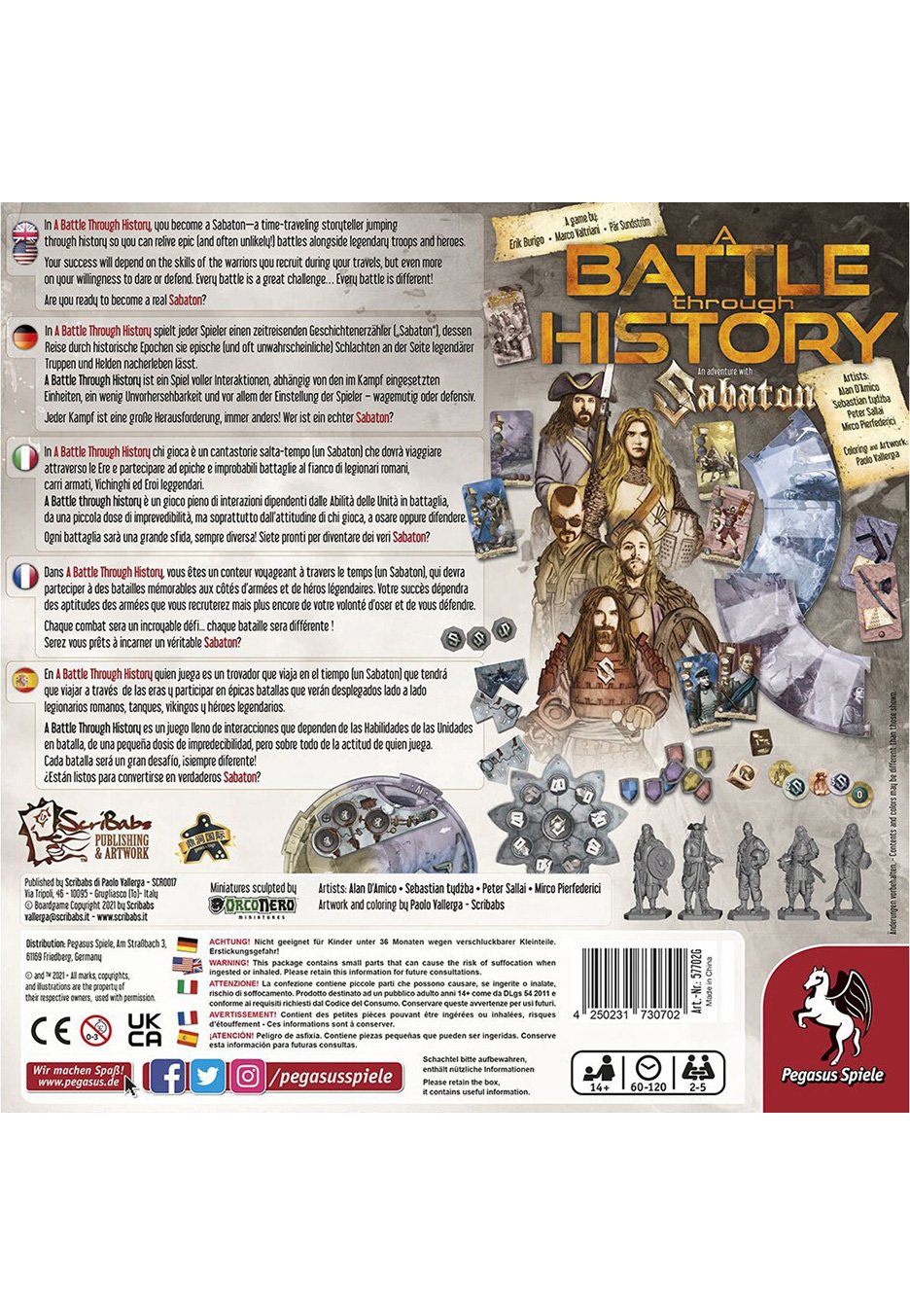 Sabaton - A Battle Through History - Board Game