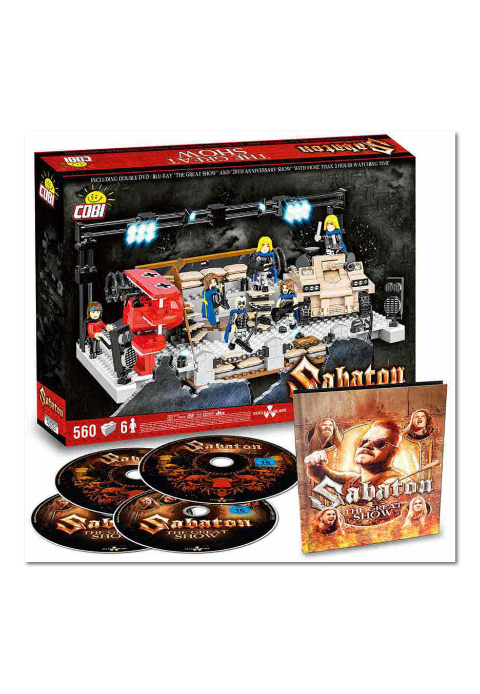 Sabaton - The Great Show - CD Boxset | Neutral-Image