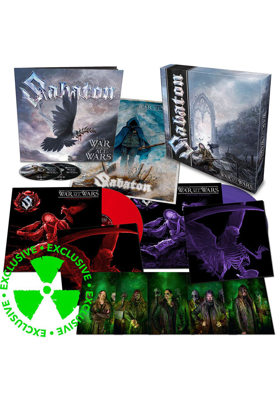 Sabaton - The War To End All Wars Mailorder Edition Red/Purple - Colored Vinyl Boxset | Neutral-Image