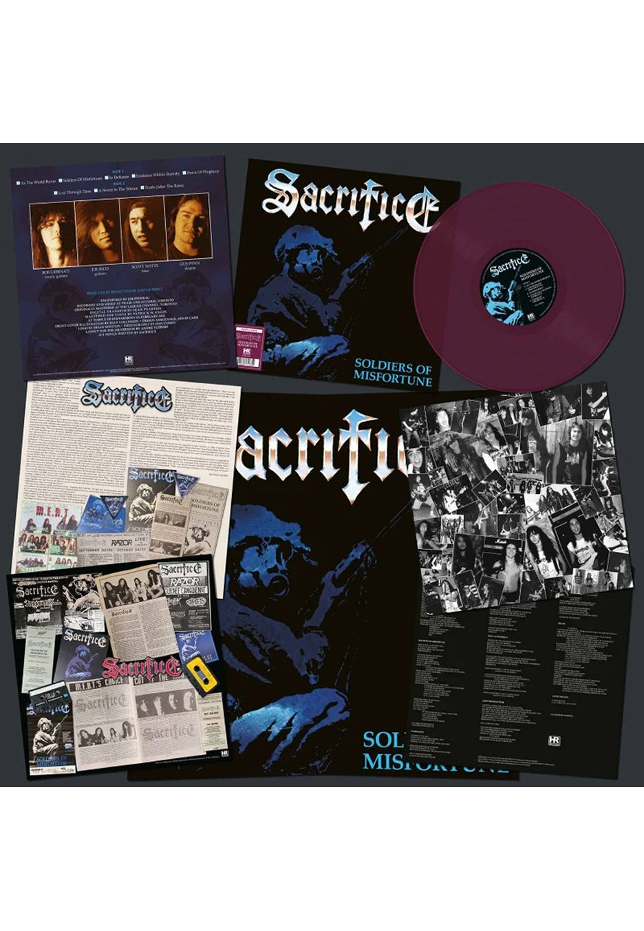 Sacrifice - Soldiers Of Misfortune Purple - Colored Vinyl | Neutral-Image