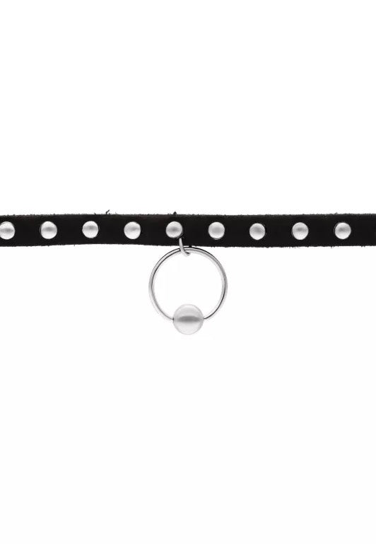 Wildcat - Ring Of O Studded Black - Choker | Neutral-Image