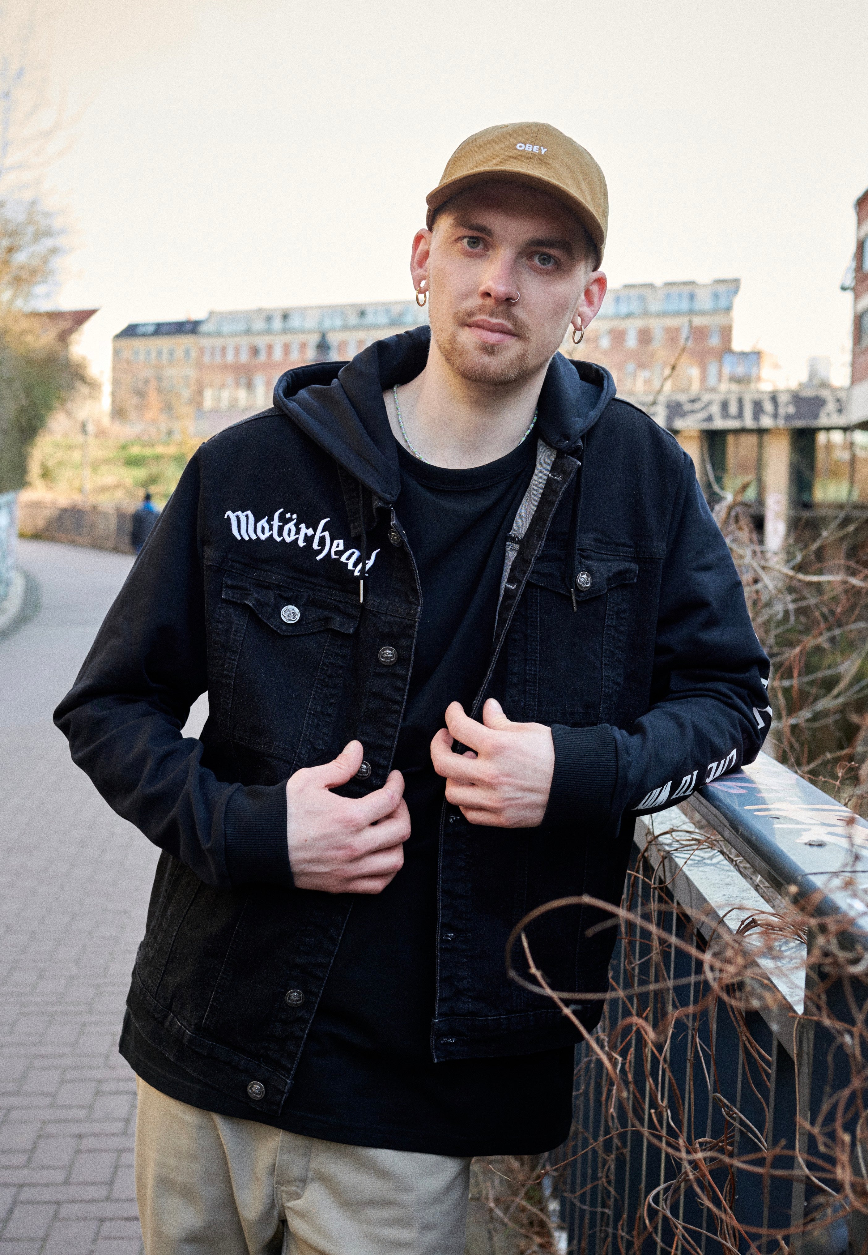 Brandit x Motörhead - Cradock Denim Black/Black - Jeans Jacket | Men-Image