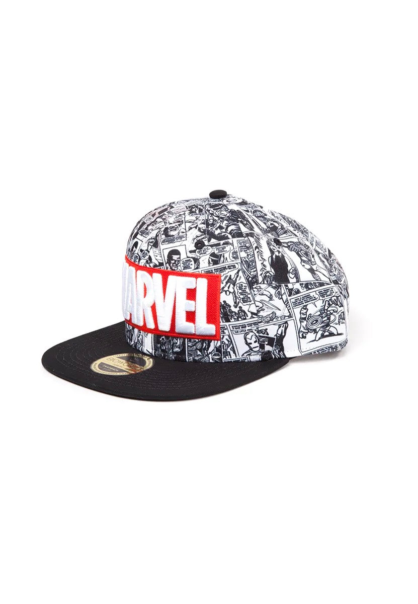 Marvel Comics - Classic Logo White/Black - Cap | Neutral-Image