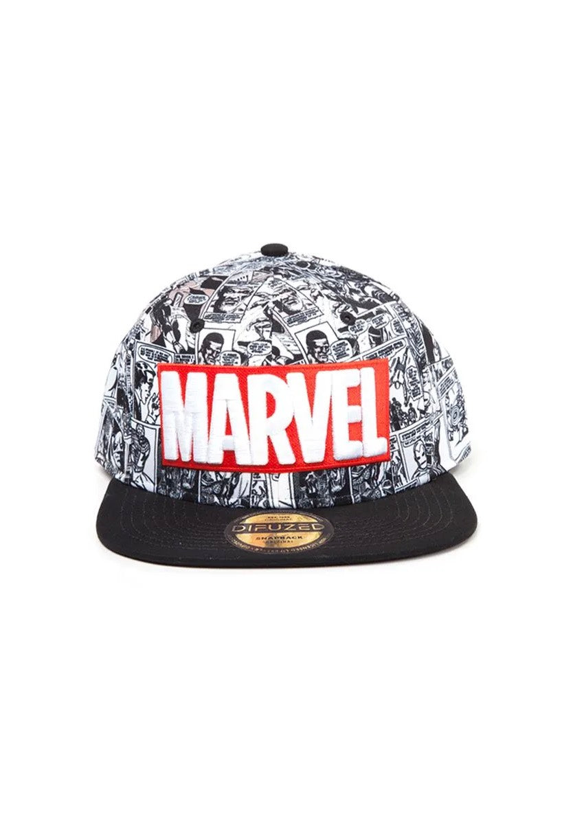 Marvel Comics - Classic Logo White/Black - Cap | Neutral-Image