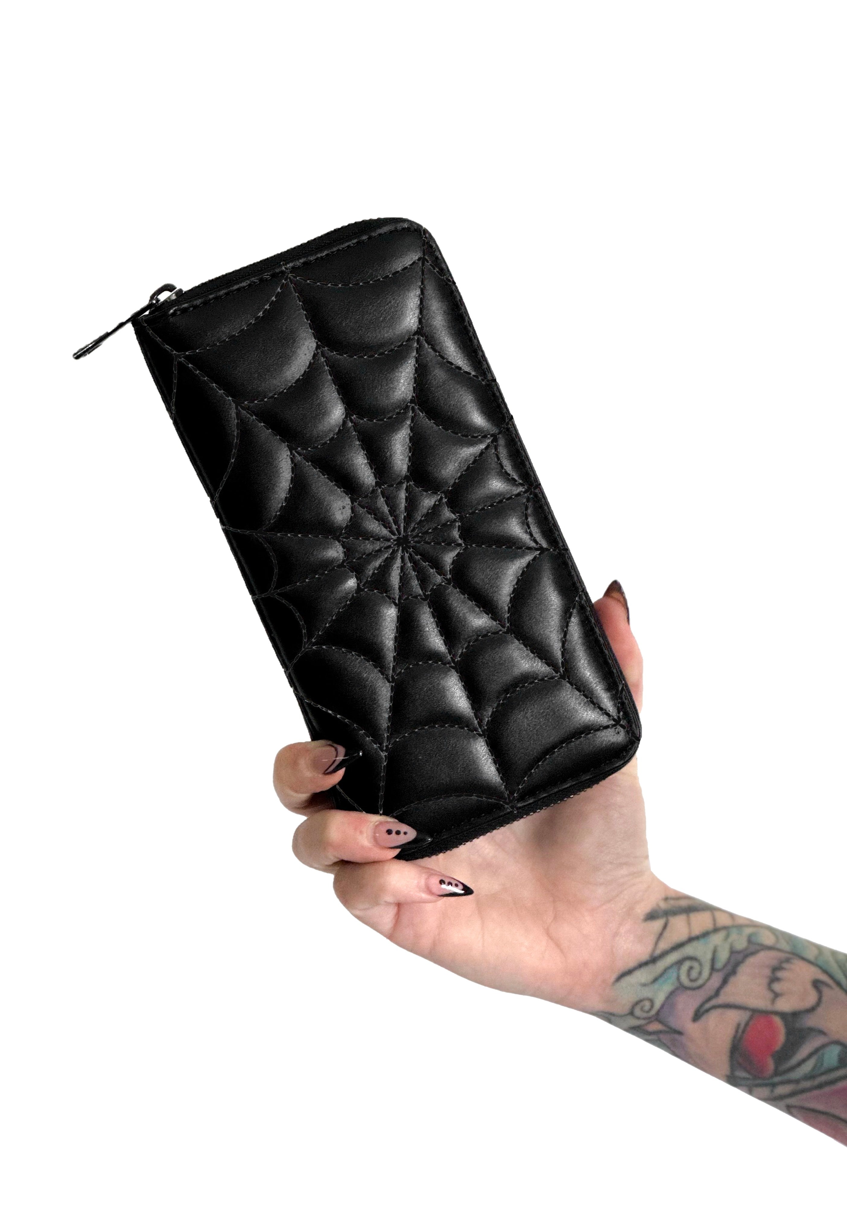 Foxblood - Spiderweb All Black - Wallet | Neutral-Image