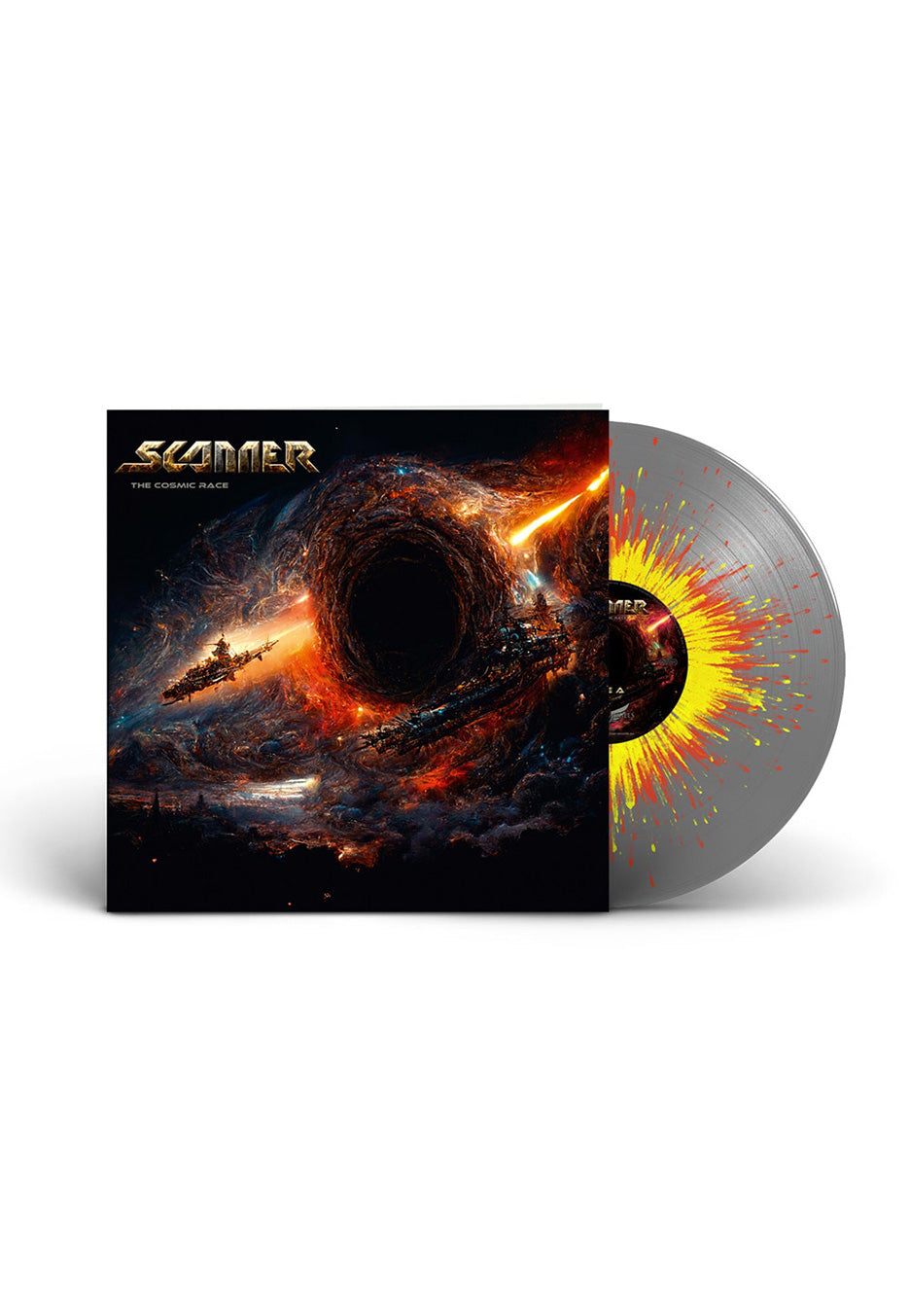 Scanner - Cosmic Race Silber Yellow Red - Splattered Vinyl | Neutral-Image