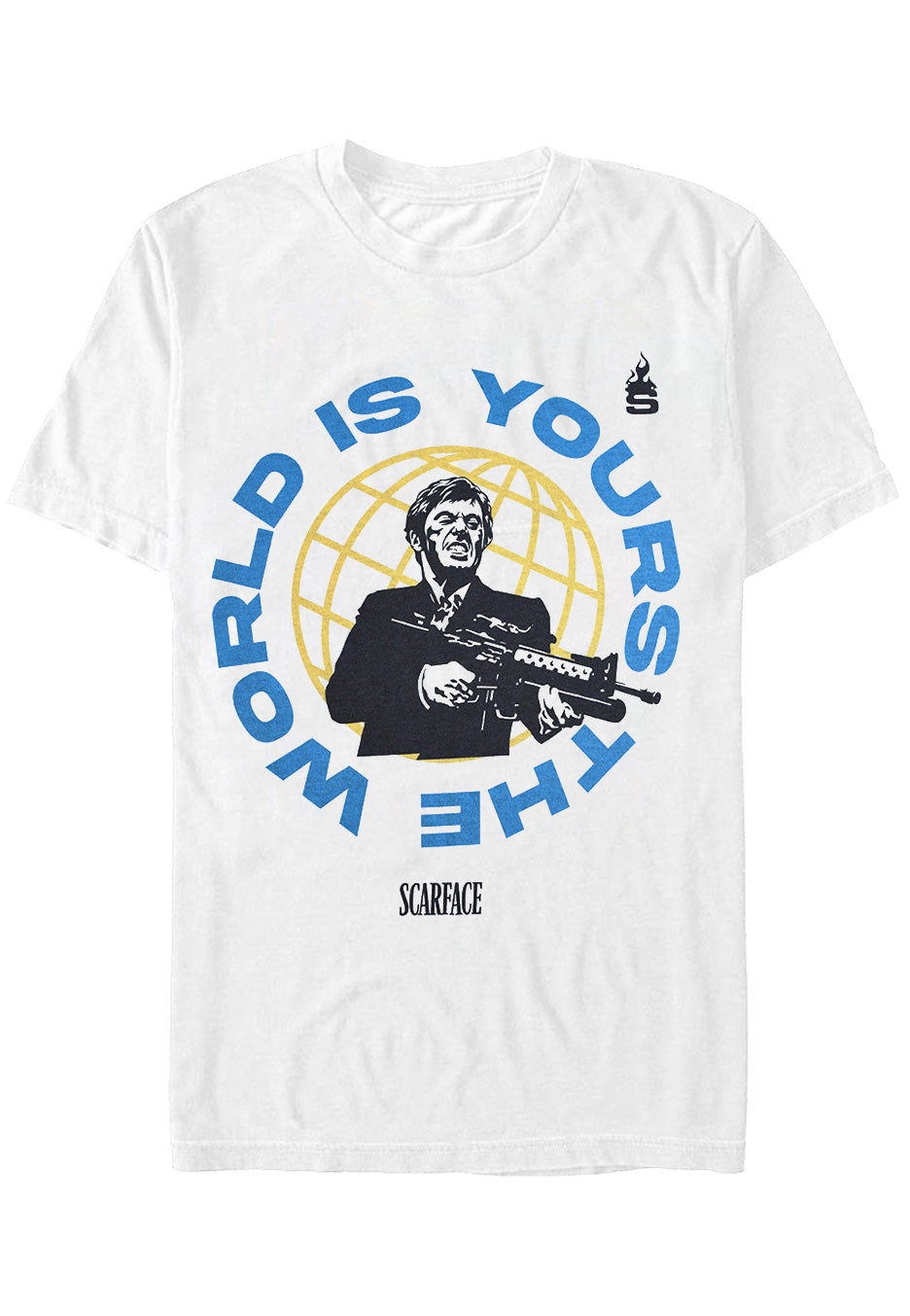 Scarface - The World Is Yours White - T-Shirt | Neutral-Image