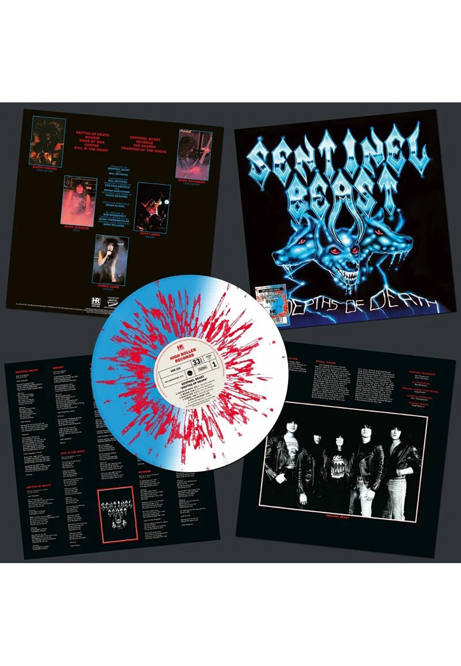 Sentinel Beast - Depths Of Death White/Blue - Colored Vinyl | Neutral-Image