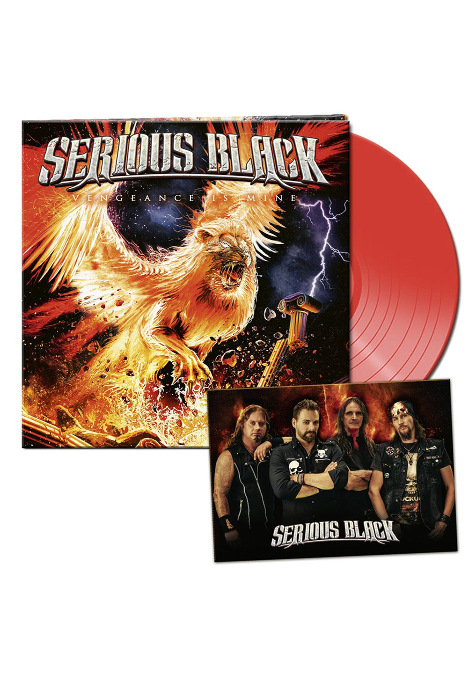 Serious Black - Vengeance Is Mine Clear/Red - Colored Vinyl | Neutral-Image