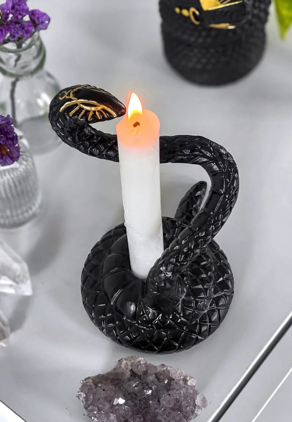 Killstar - Serpentina - Candleholder | Neutral-Image