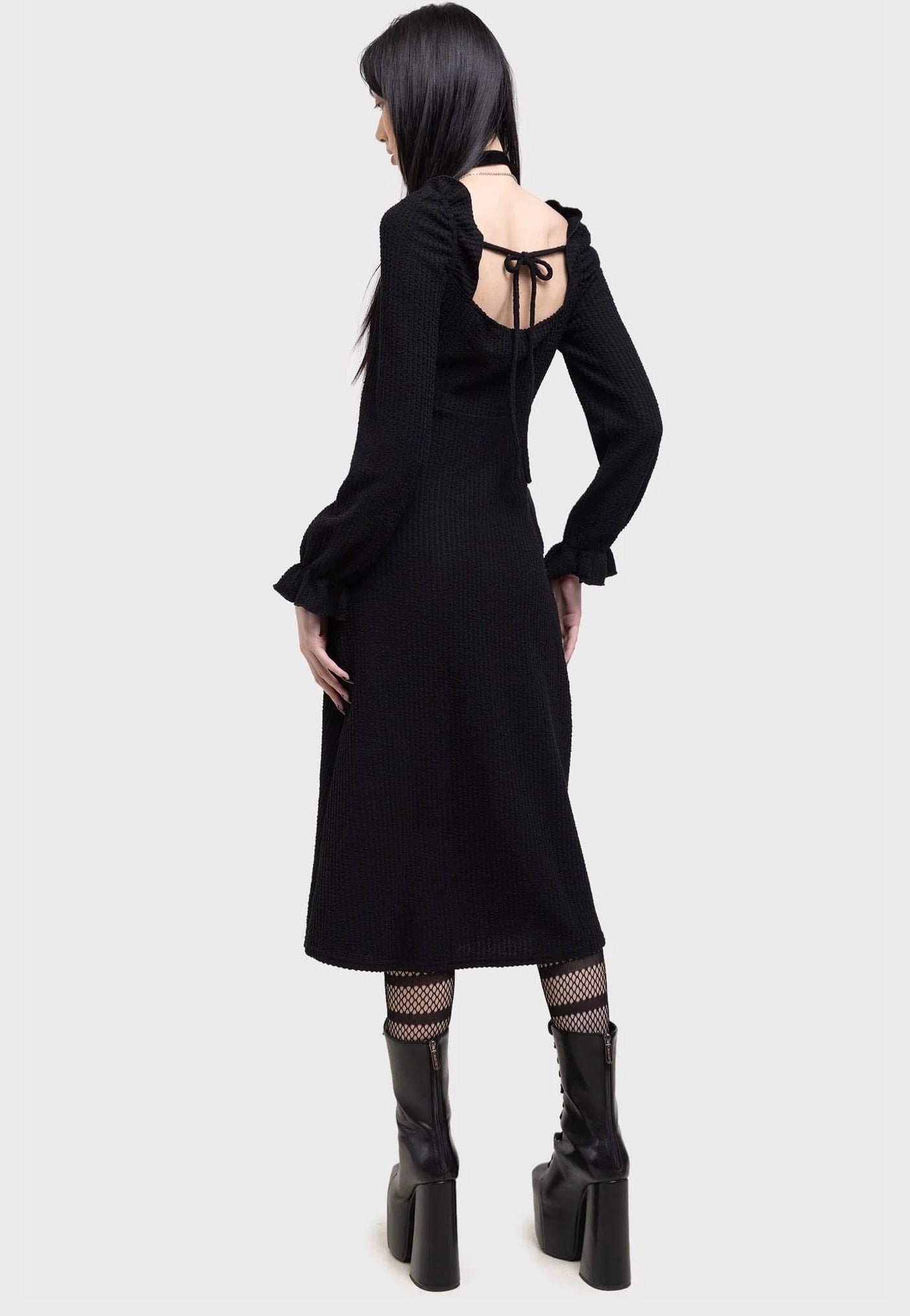 Killstar x Kihilist - Shadow Weave Black - Dress | Women-Image